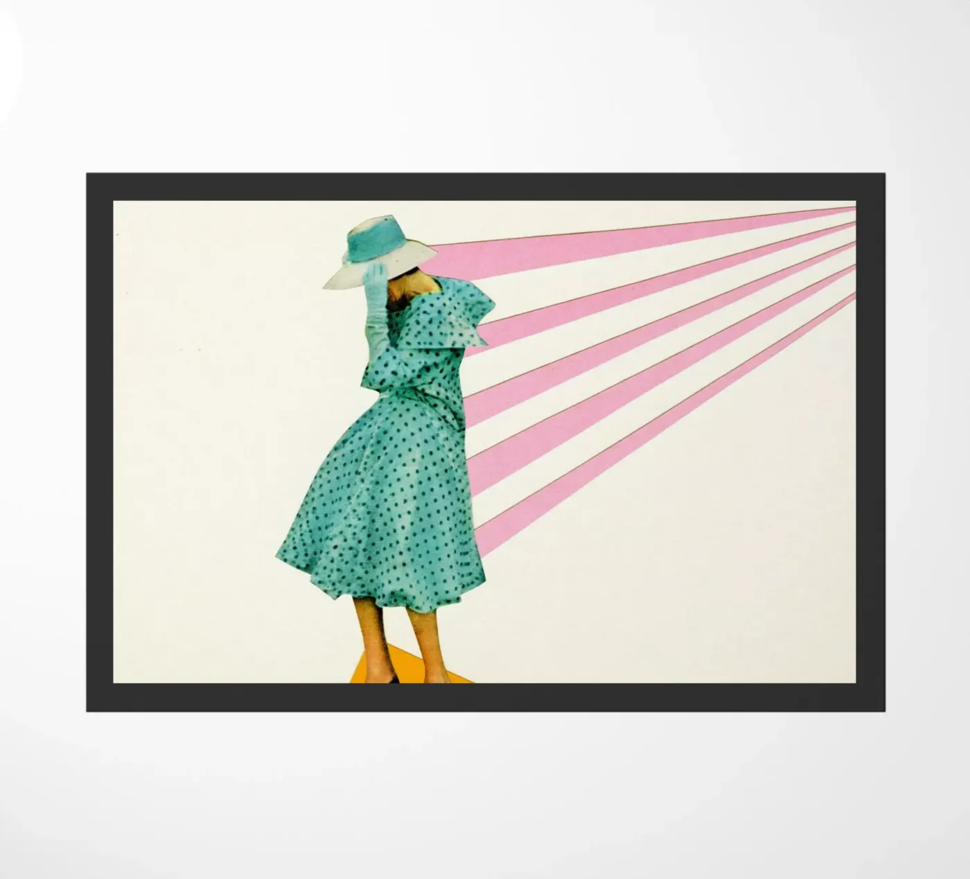 Windgepeitscht Fußmatte von Cassia Beck Collage