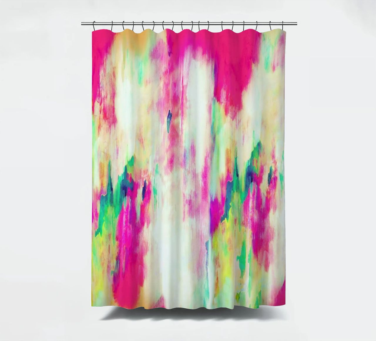 Electric Haze shower curtain by Amy Sia