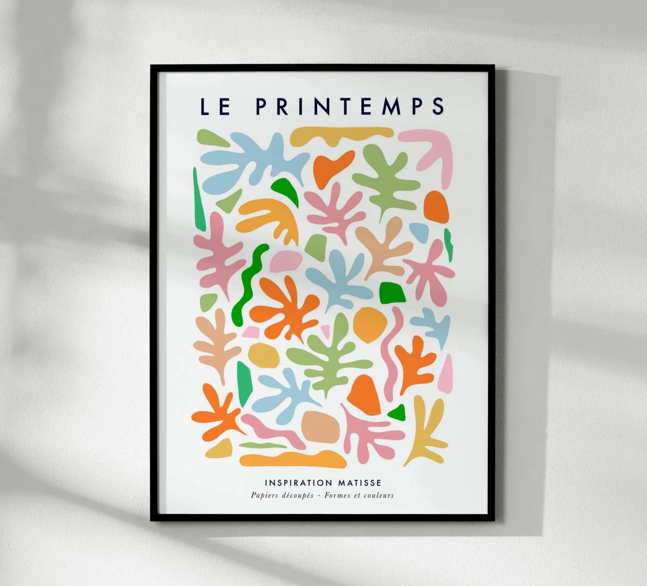 Le Printemps - Matisse Ausschnitte Frühling Natur Collage Poster von Dominique Vari