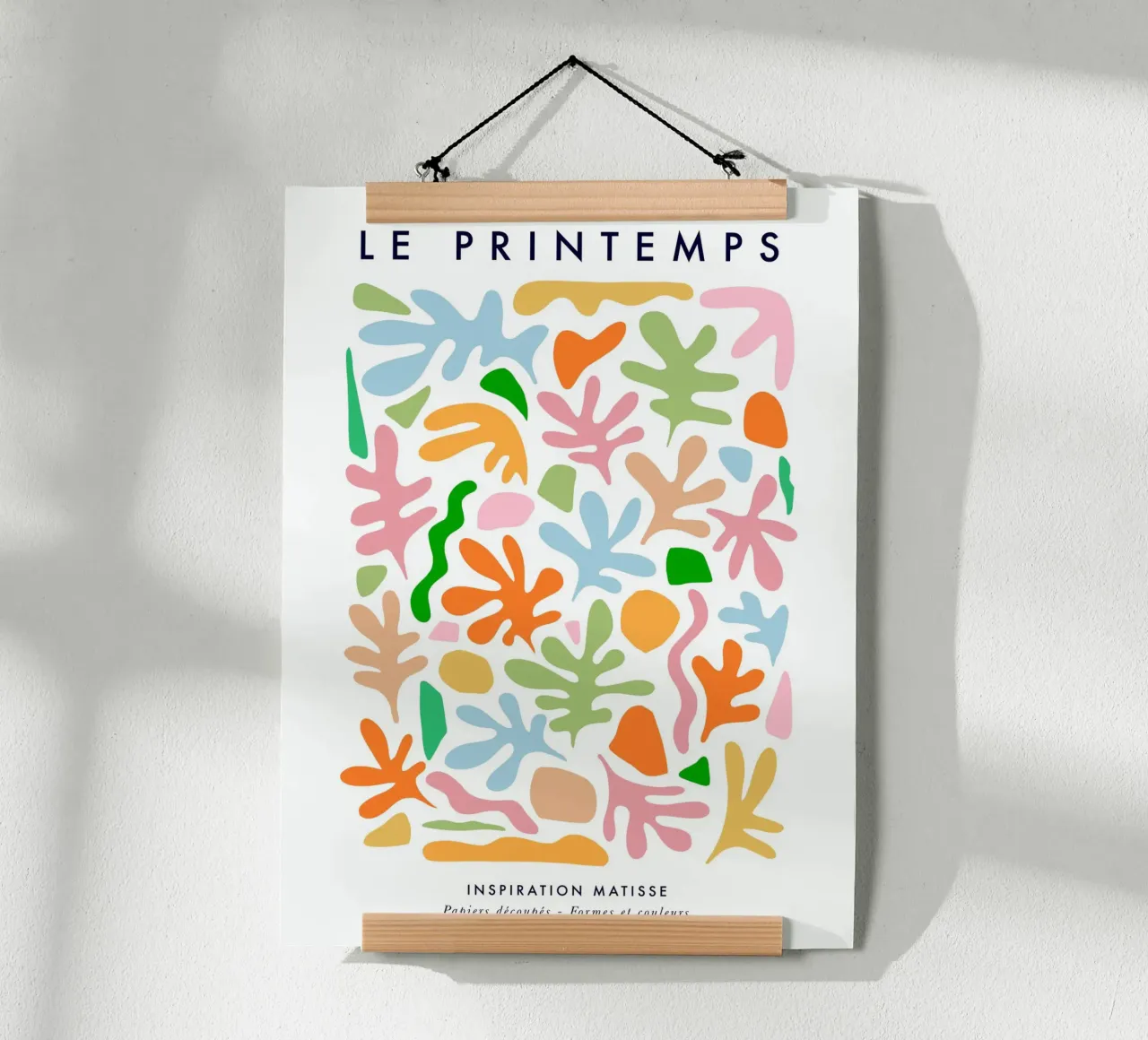 Le Printemps - Matisse ritaglia il collage Natura di primavera poster da Dominique Vari