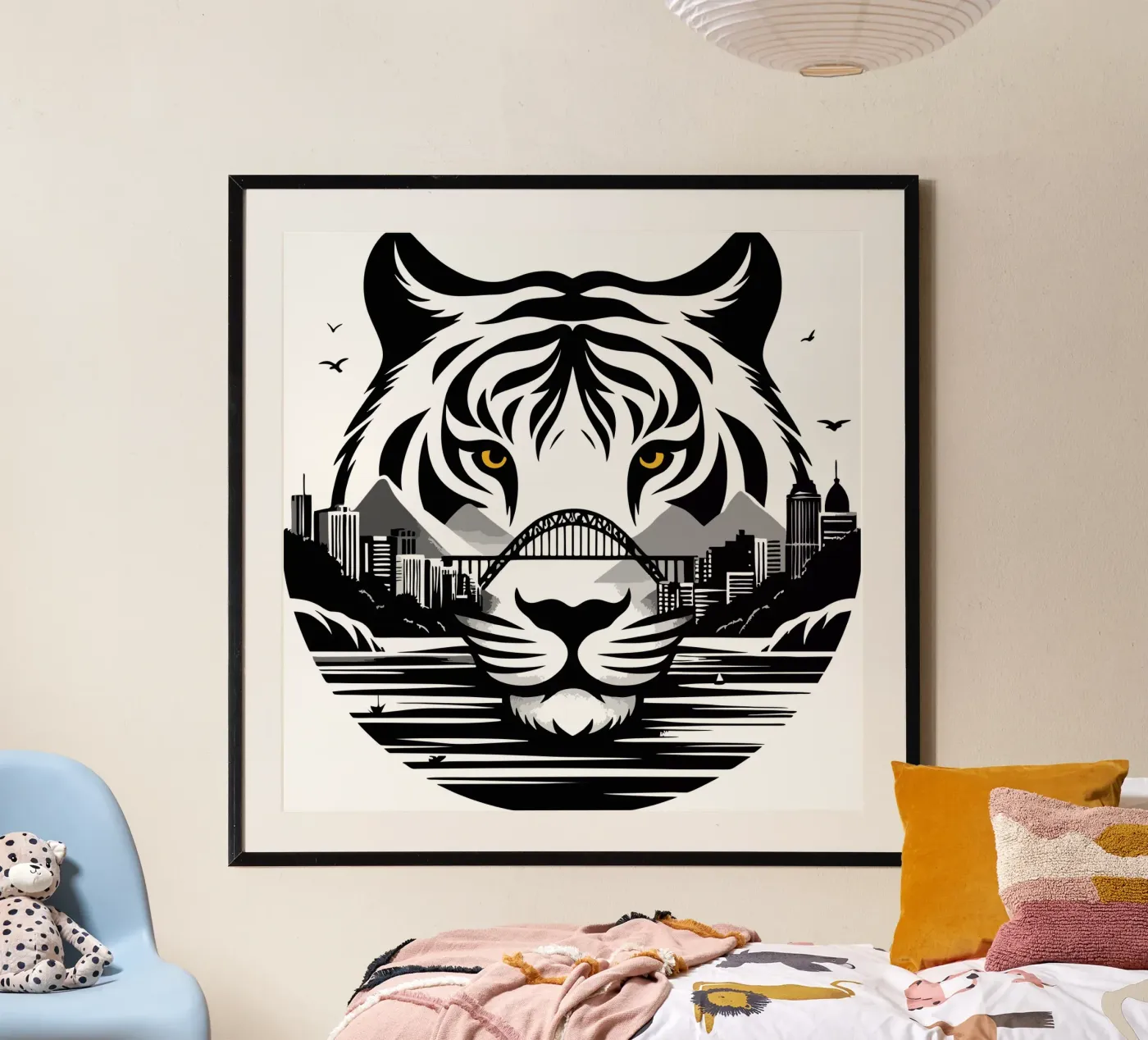 Stadttiger Poster von artdesign1985