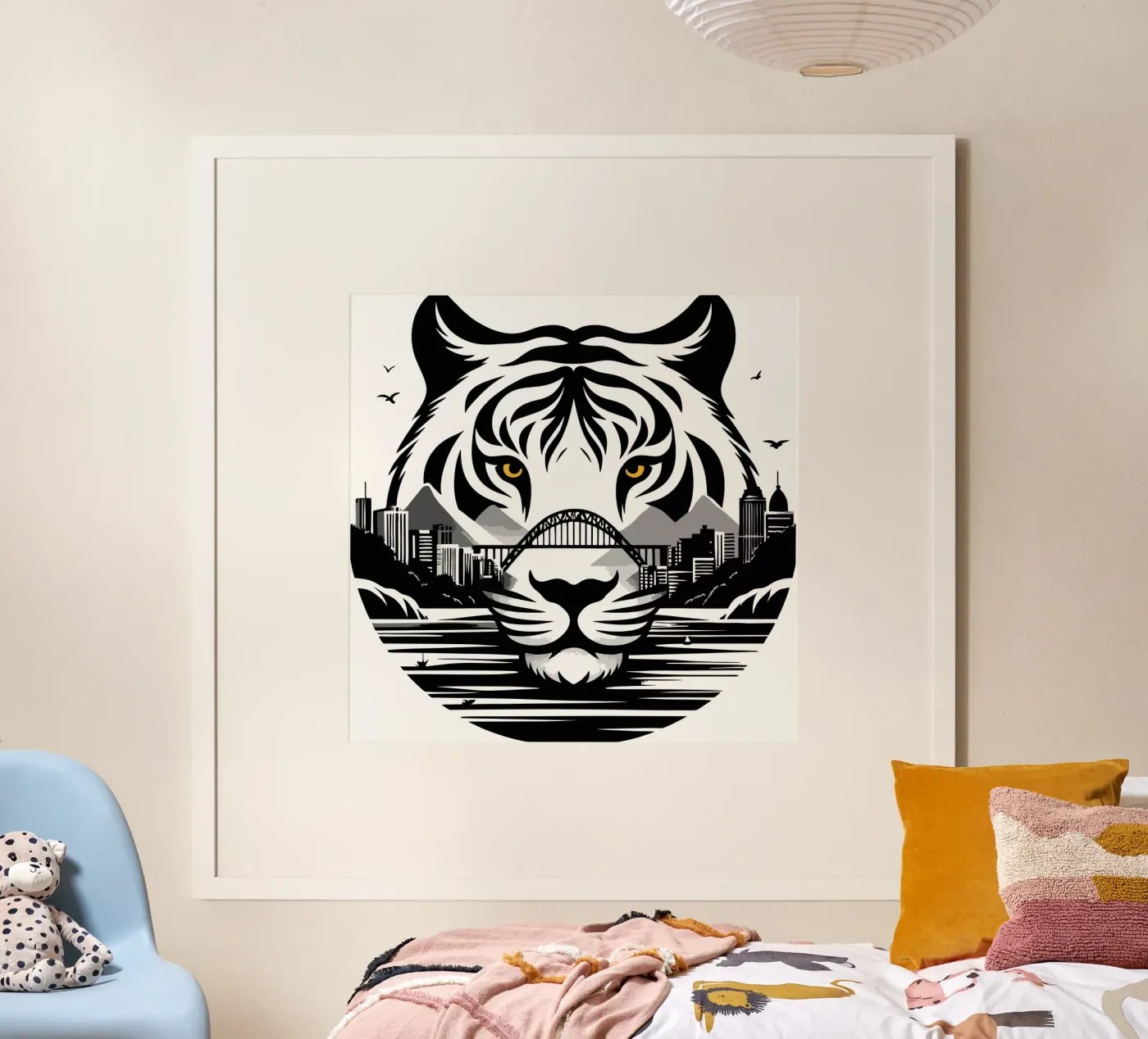 Stadttiger Poster von artdesign1985