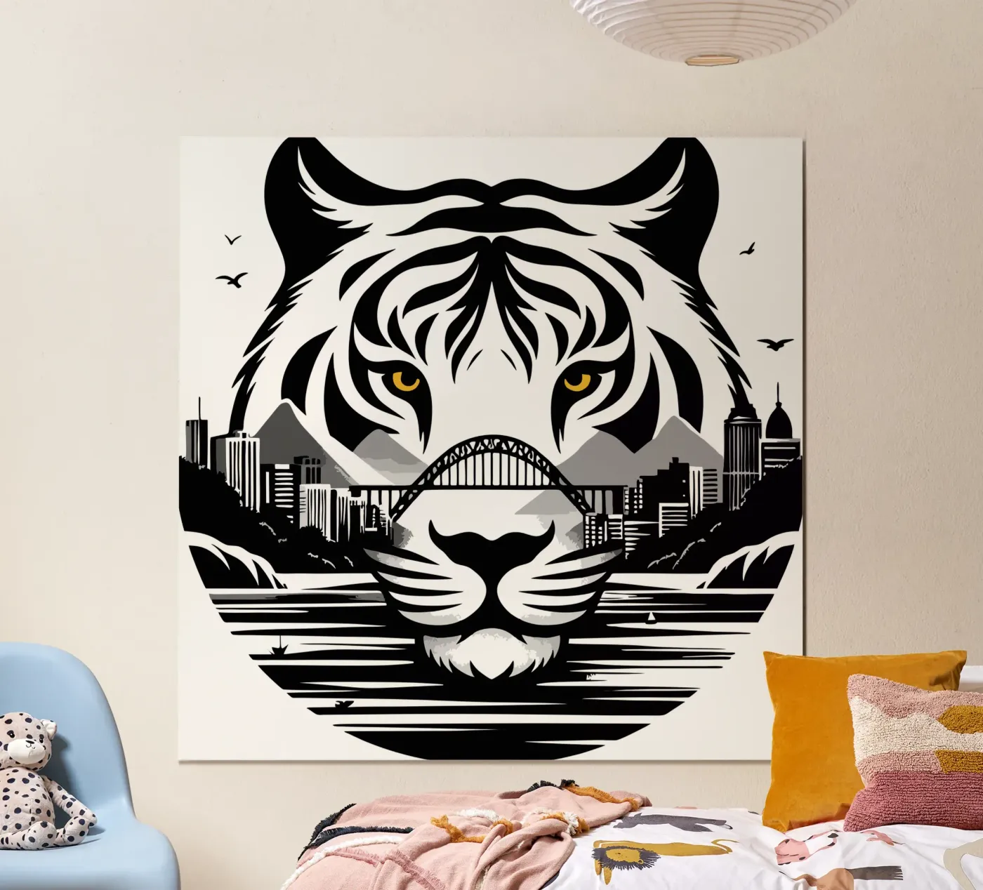 Stadttiger Poster von artdesign1985