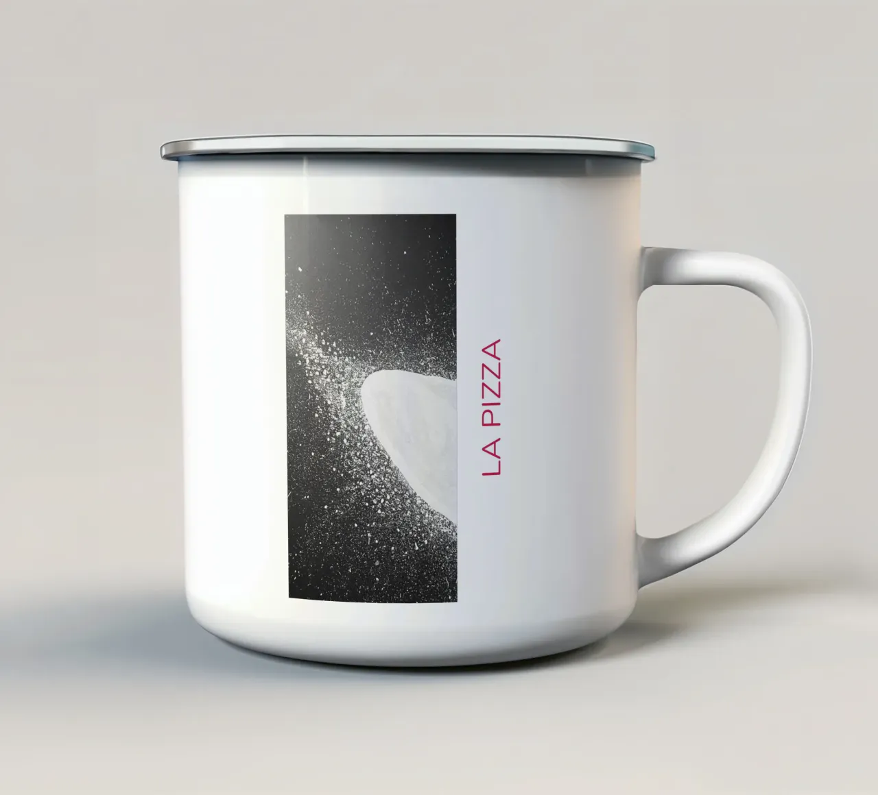 Pizza universe tazza in smalto da JOWW_items