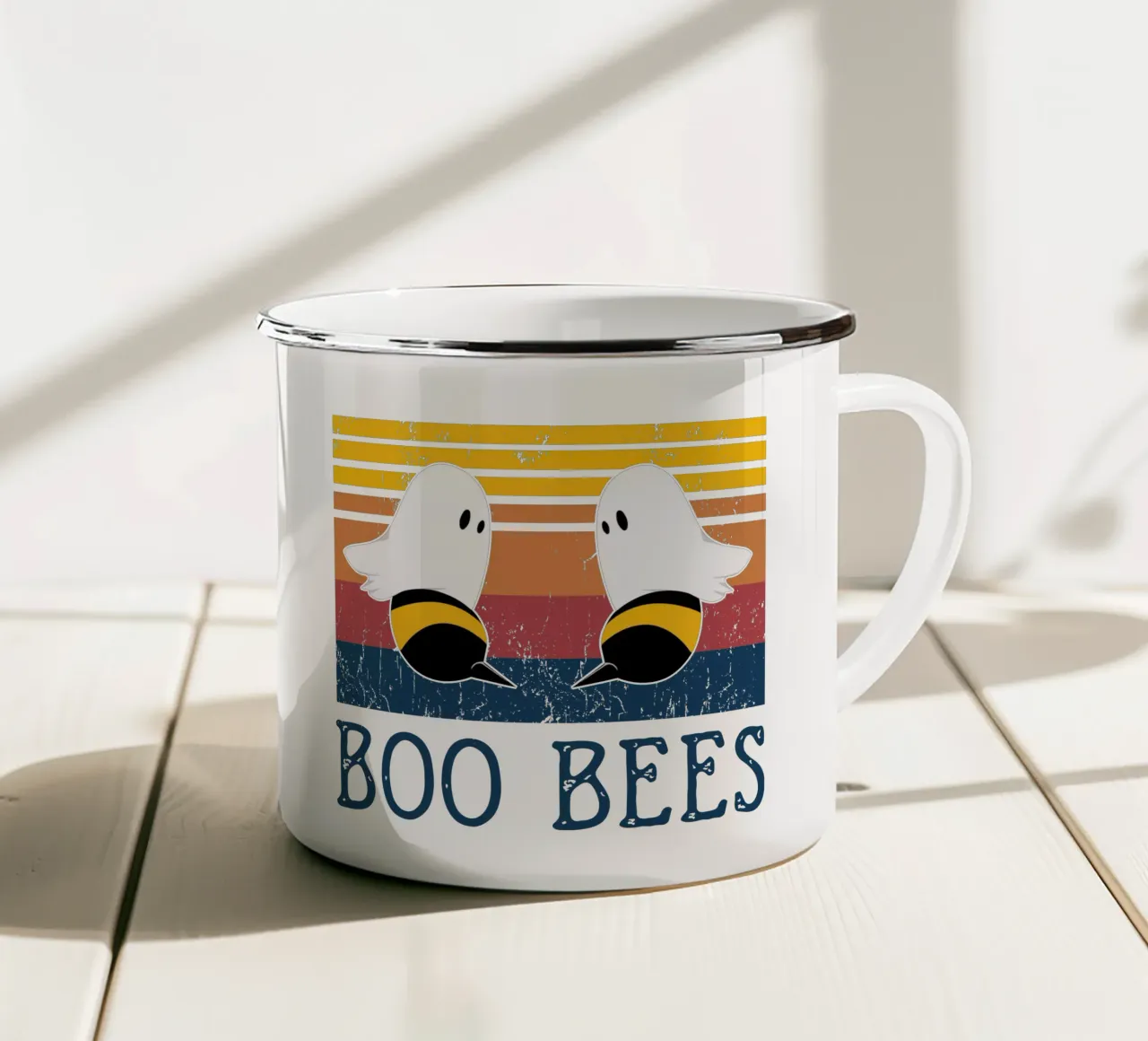 Boo Bees tazza in smalto da edsonramosart