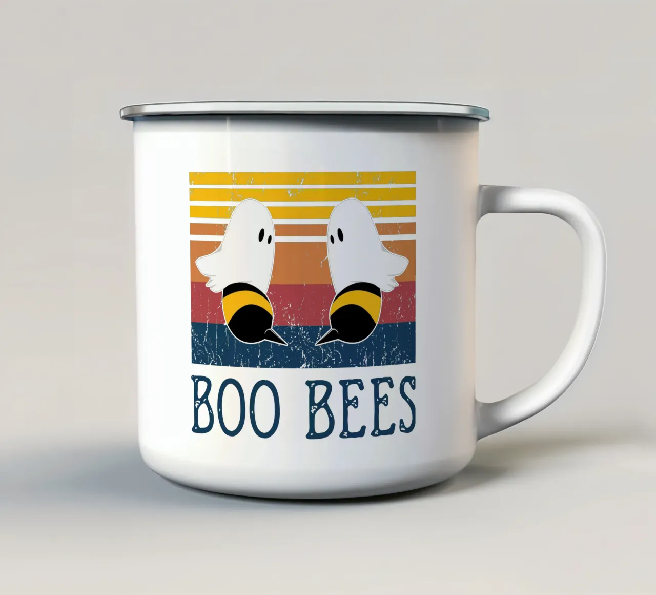 Boo Bees tazza in smalto da edsonramosart