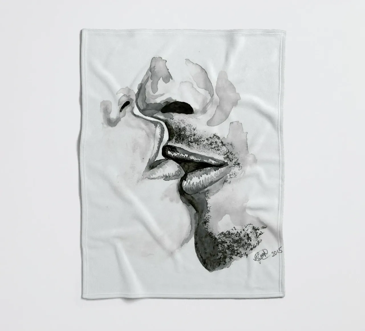 I am a Lover coperta in pile da Larissa van der Laan