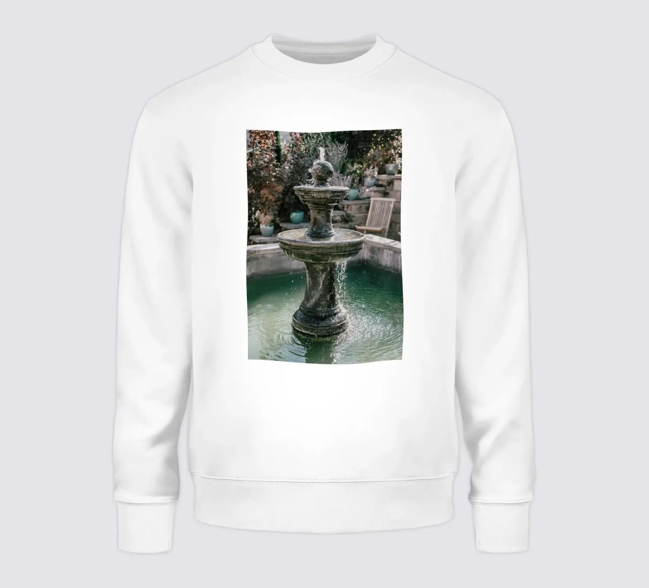 Nostalgia della fontana felpa da Carinaprint