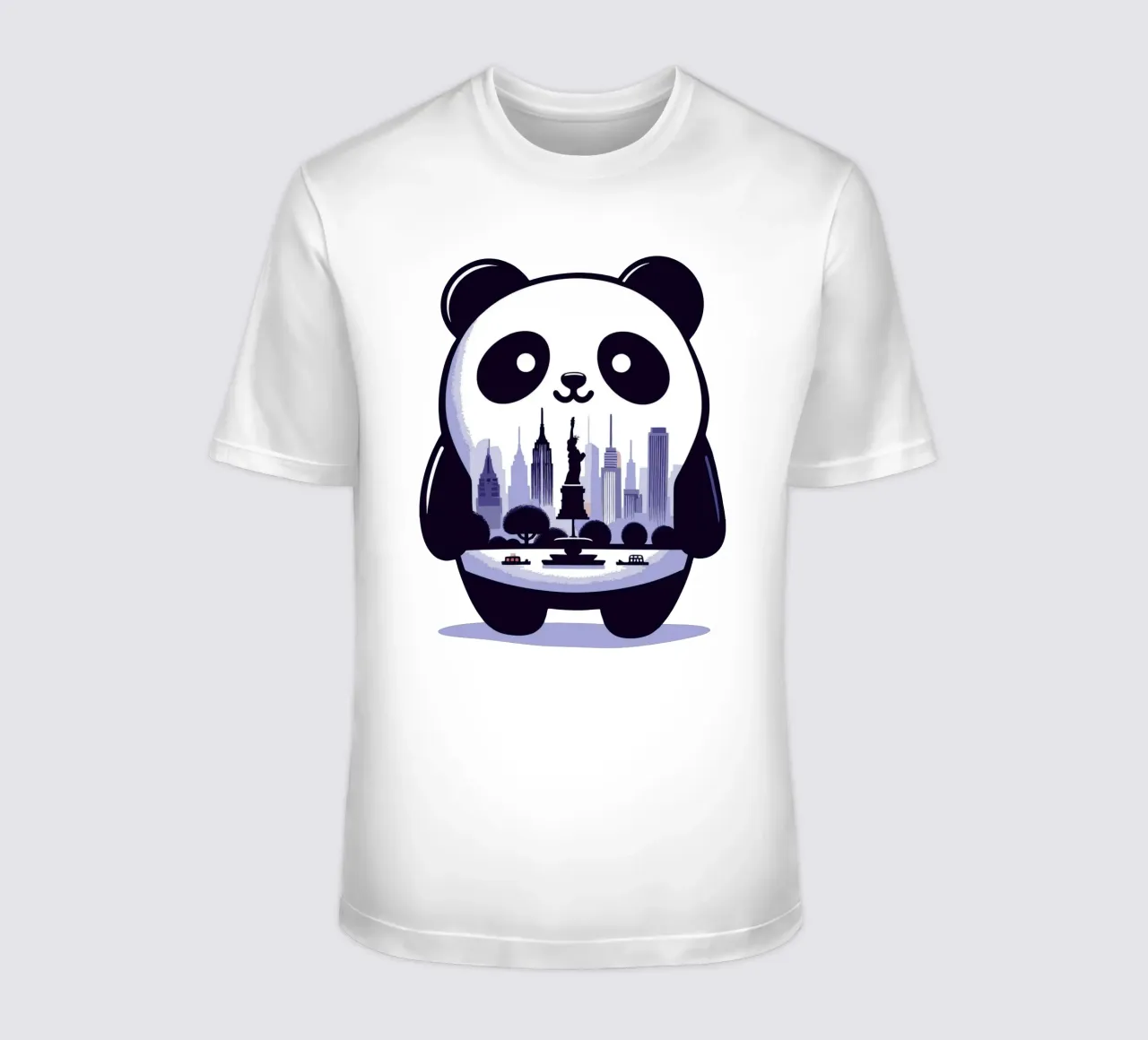 panda di città t-shirt da artdesign1985