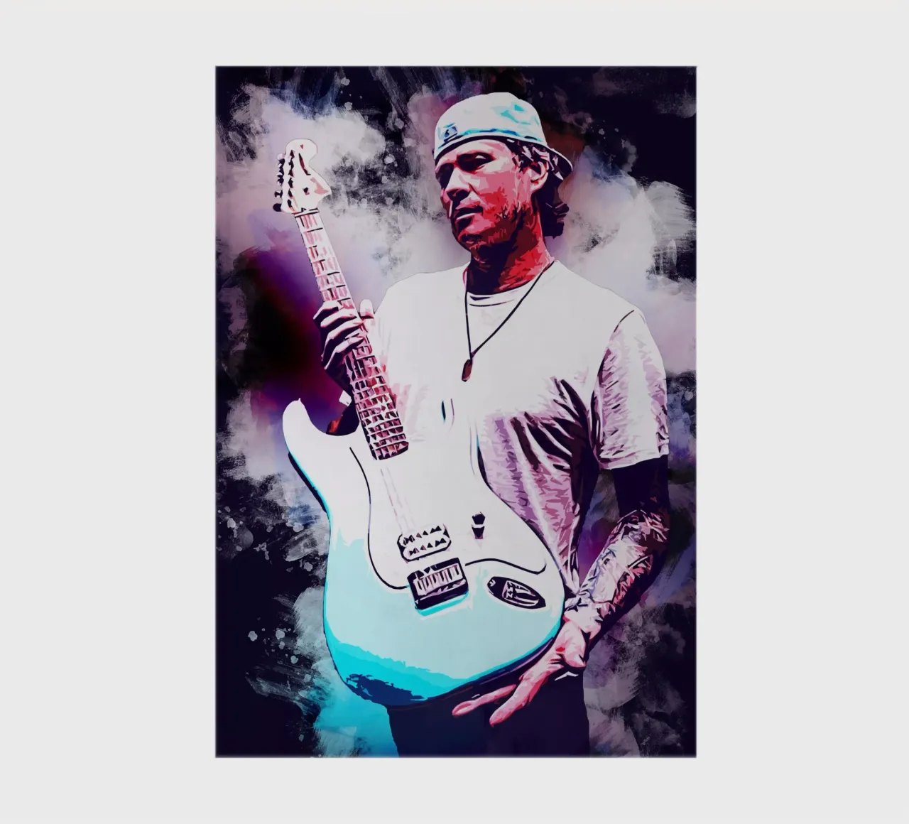 Art of Tom Delonge notebook by neonartroom