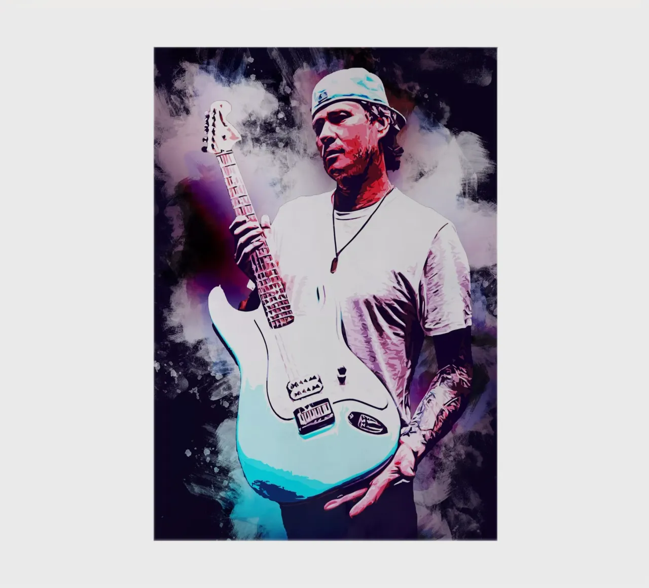 Art of Tom Delonge notebook by neonartroom