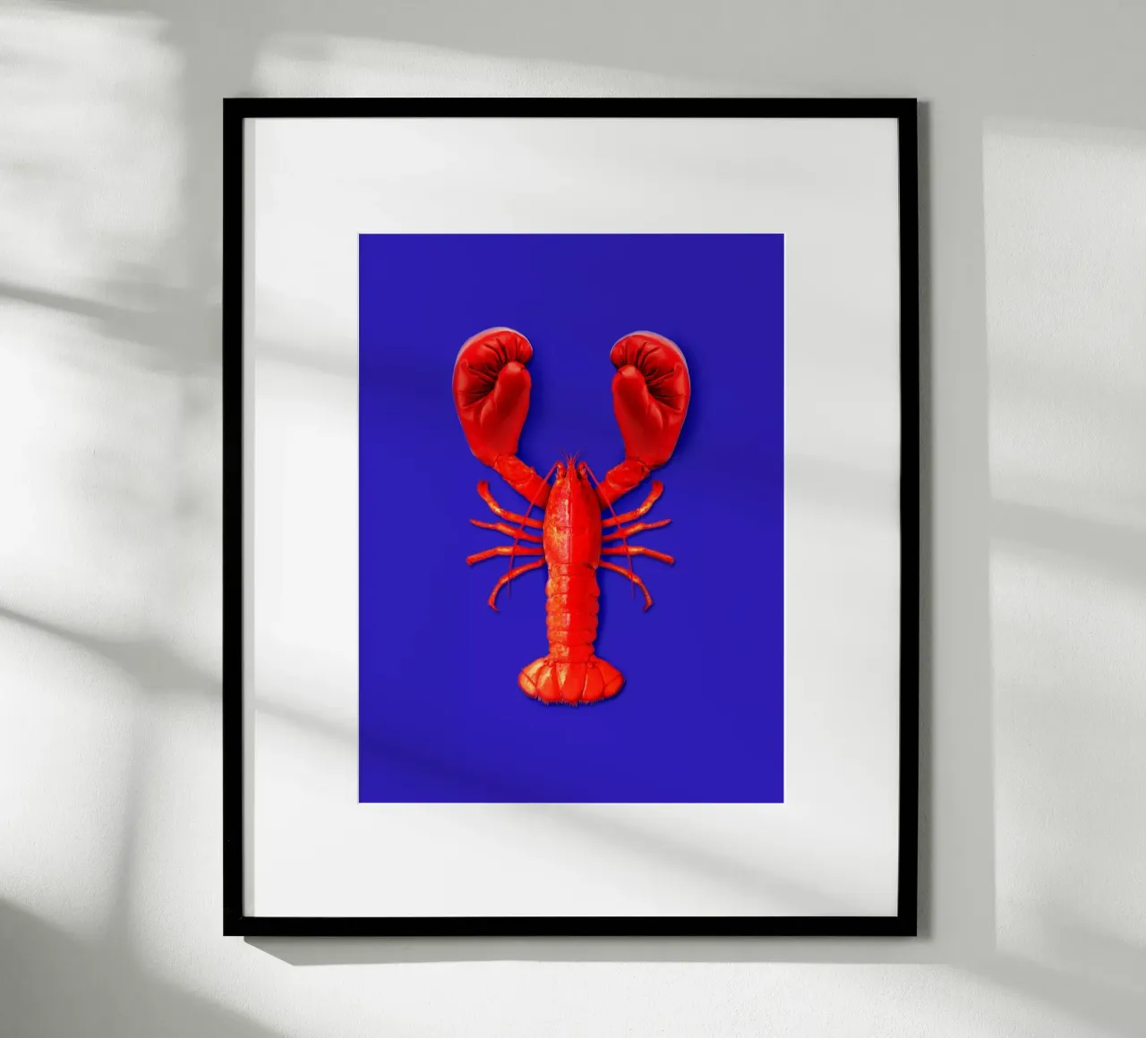 Lotta all'aragosta poster con telaio in alluminio da 360brain
