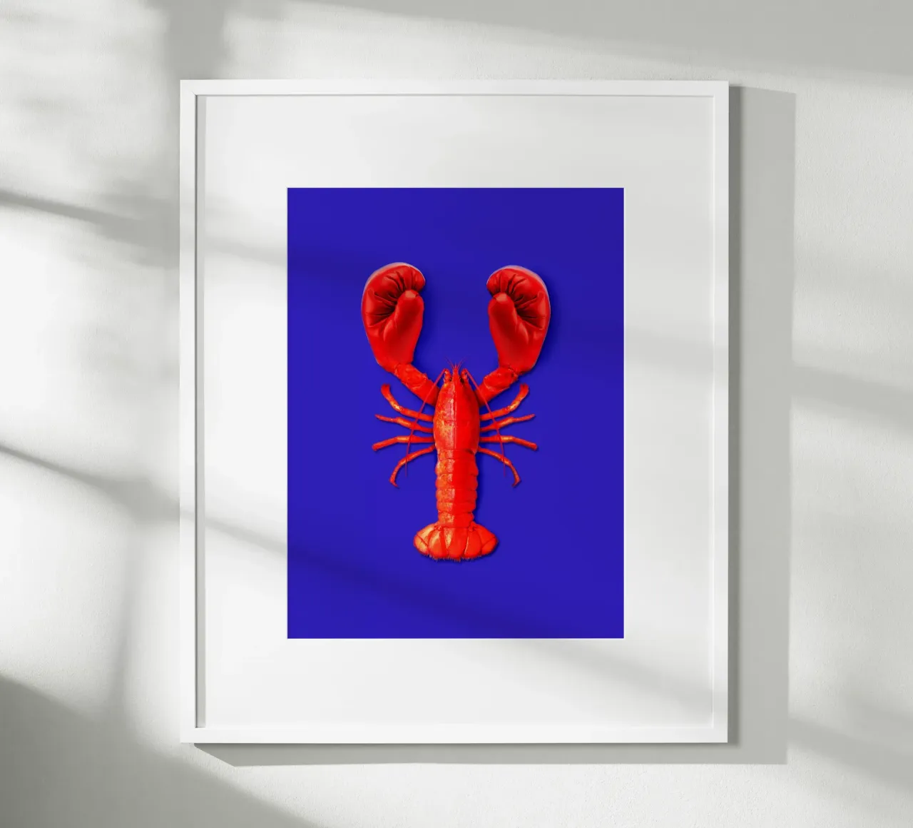 Lotta all'aragosta poster con telaio in alluminio da 360brain