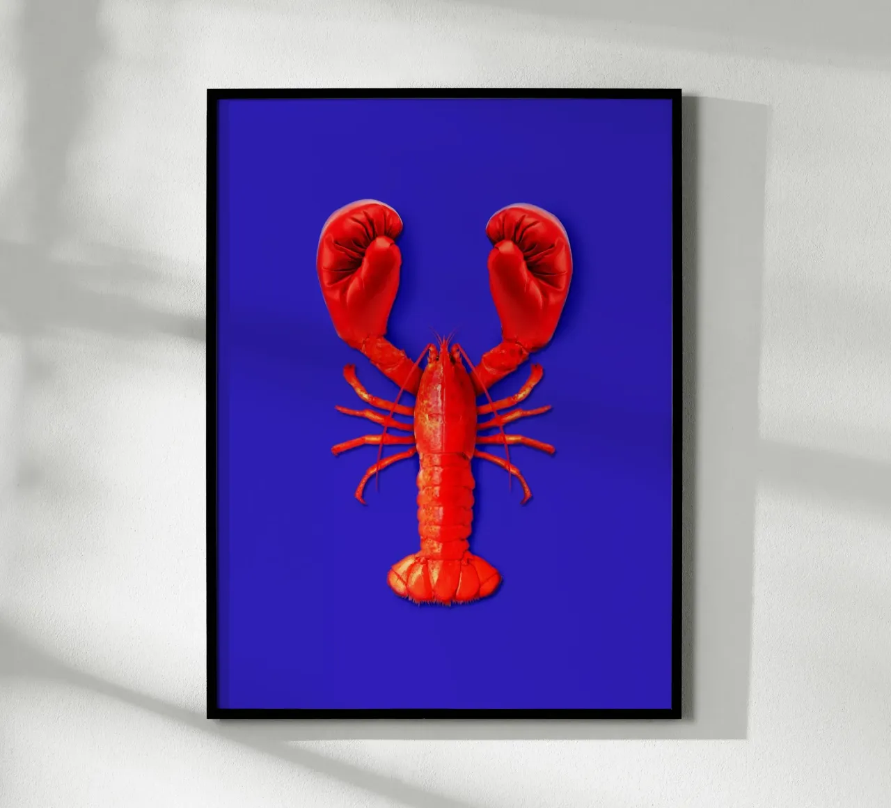 Lotta all'aragosta poster con telaio in alluminio da 360brain