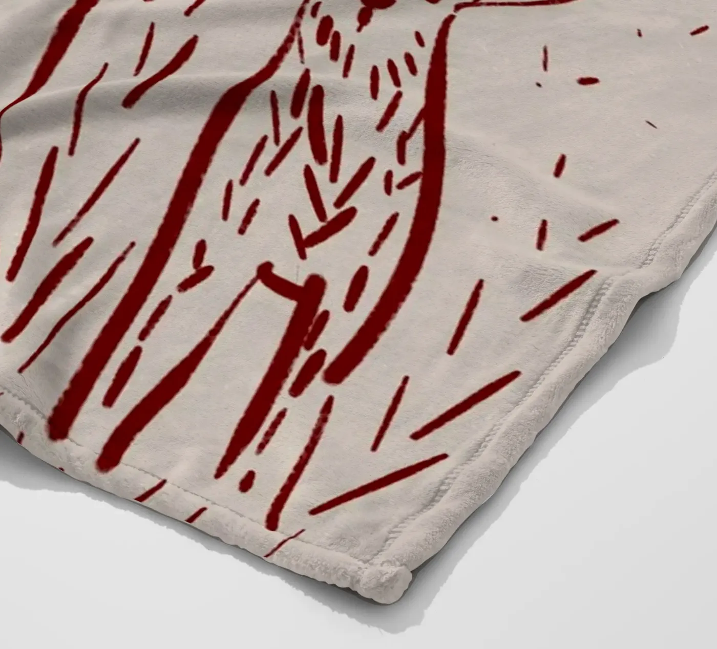 Three Deers fleece blanket by treechild