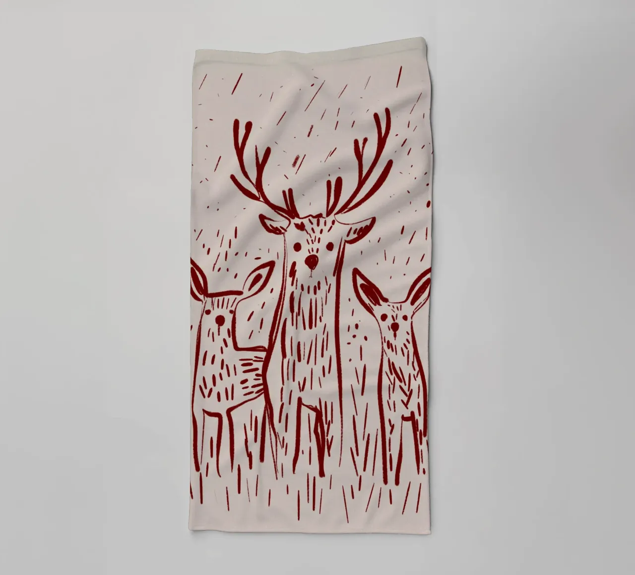 Three Deers asciugamano da bagno da treechild