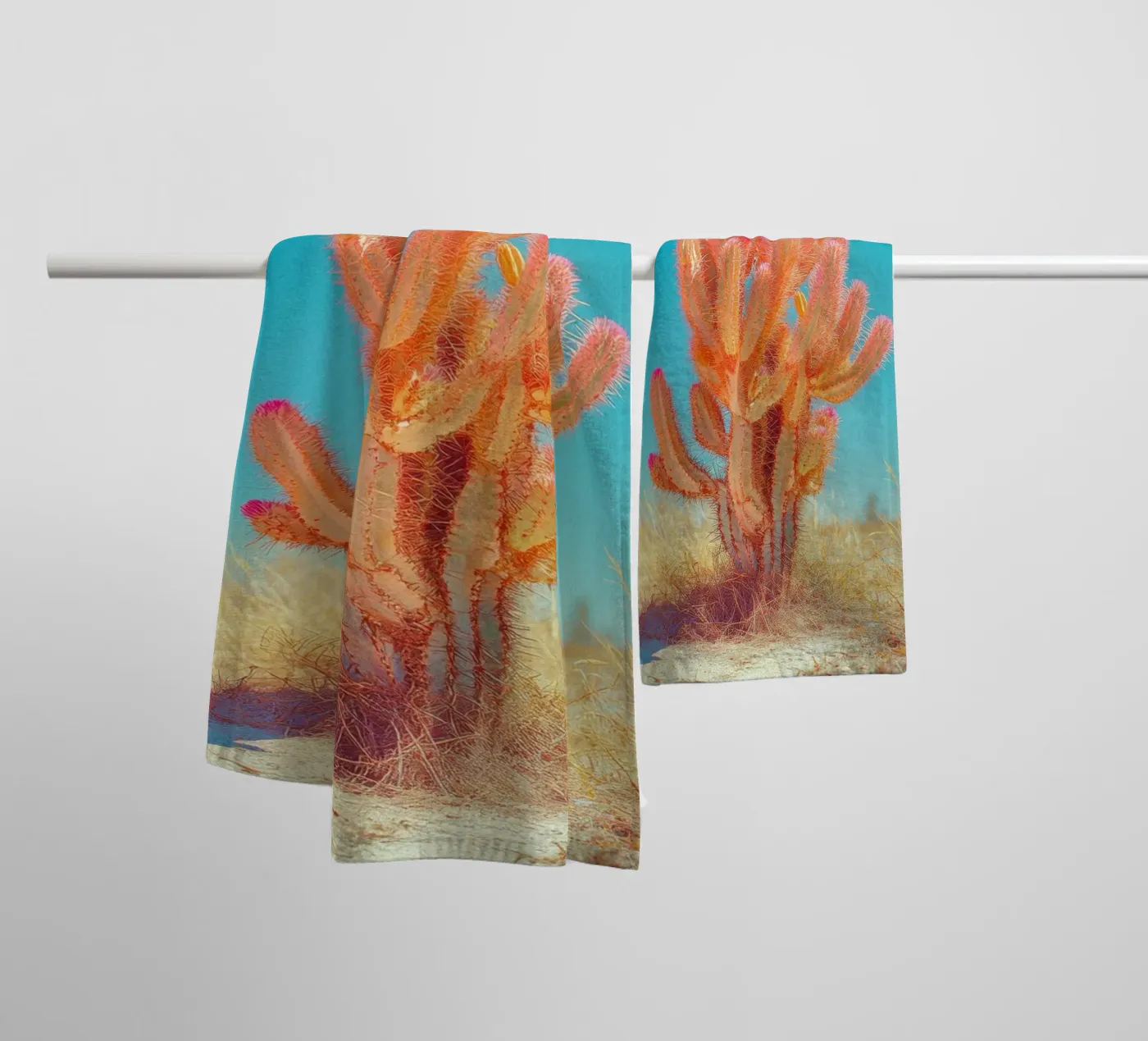 71 badhanddoek van Pink California | Affiches & Posters