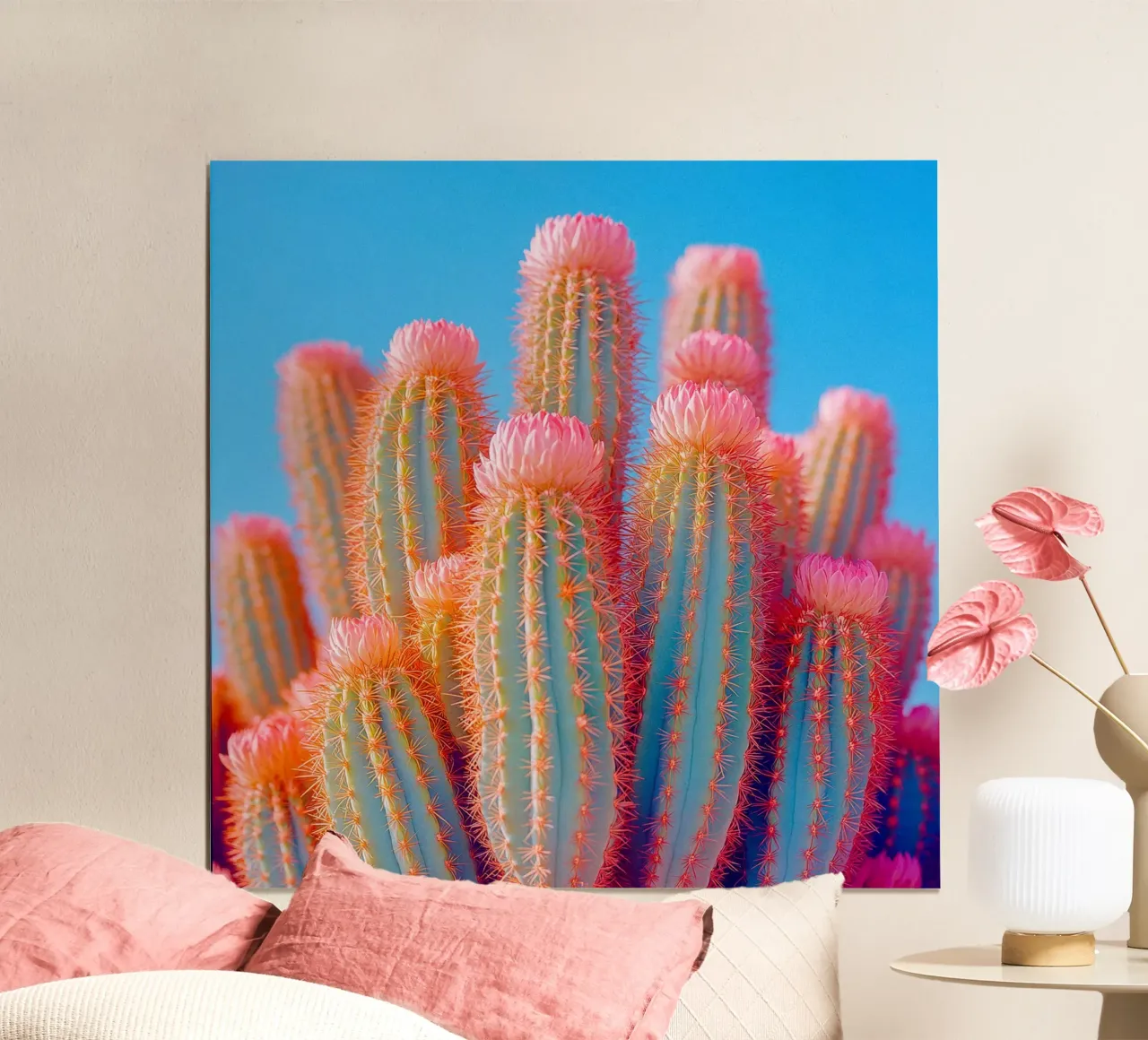 72 carta hahnemühle da Pink California | Affiches & Posters