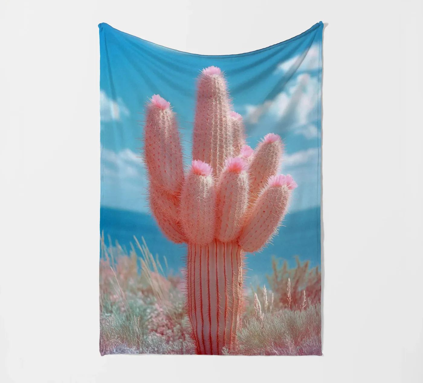 74 fleecedeken van Pink California | Affiches & Posters