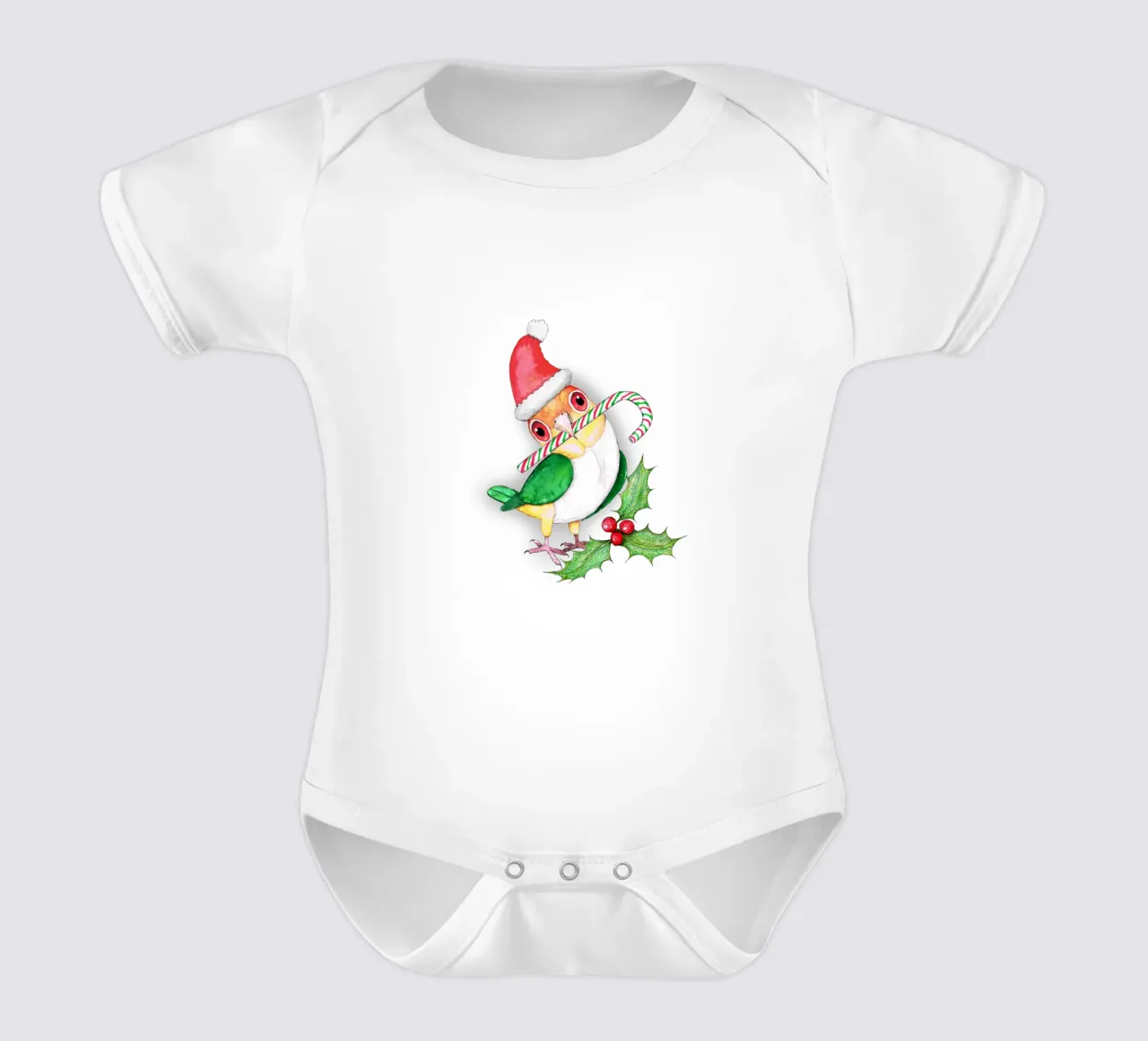 Il caicco in stile natalizio body neonato maniche corte da BwiseLizzy