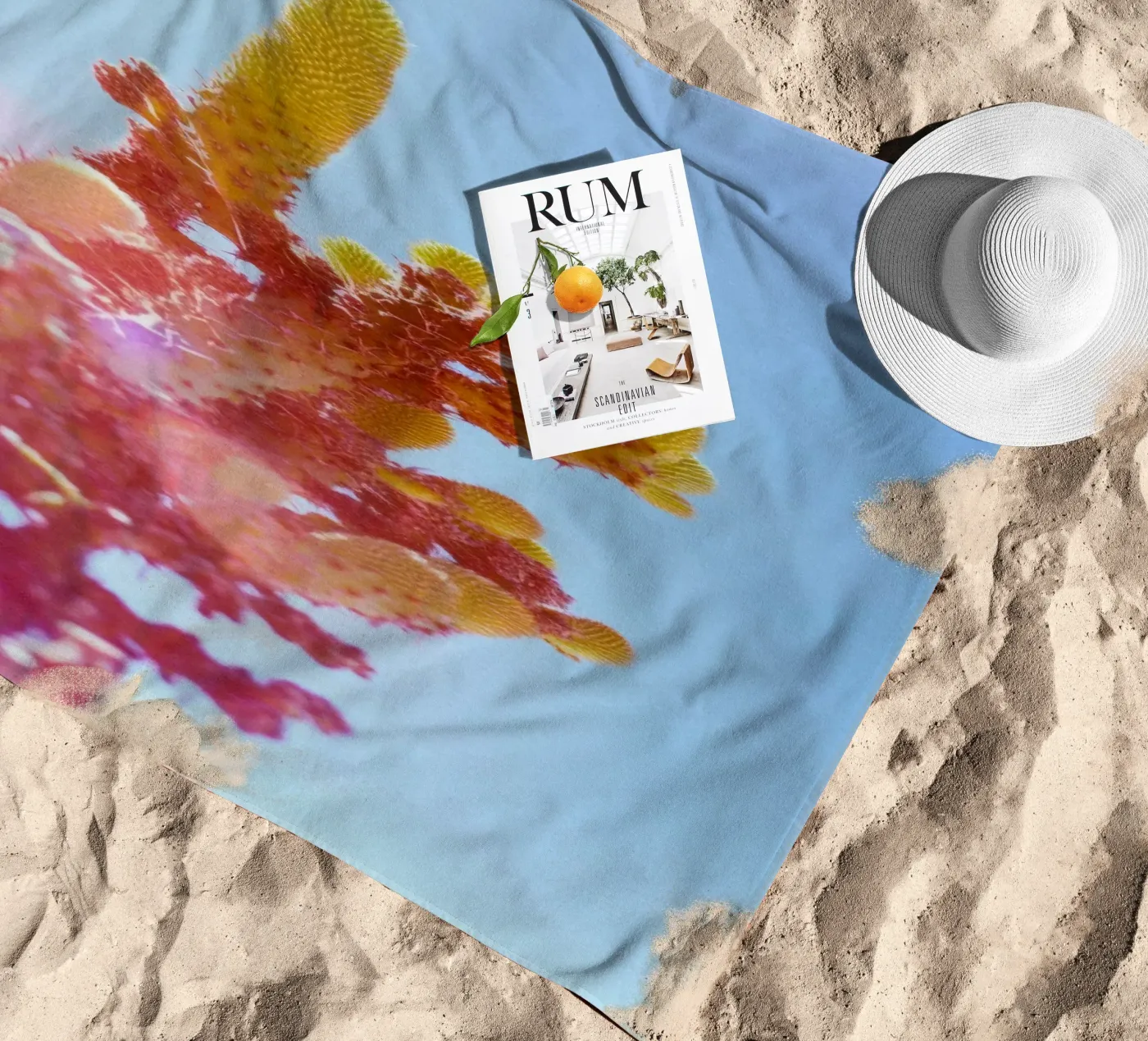 75 beach towel by Pink California | Affiches & Posters