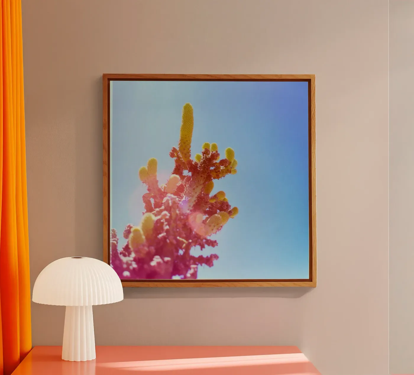75 plexiglas de Pink California | Affiches & Posters