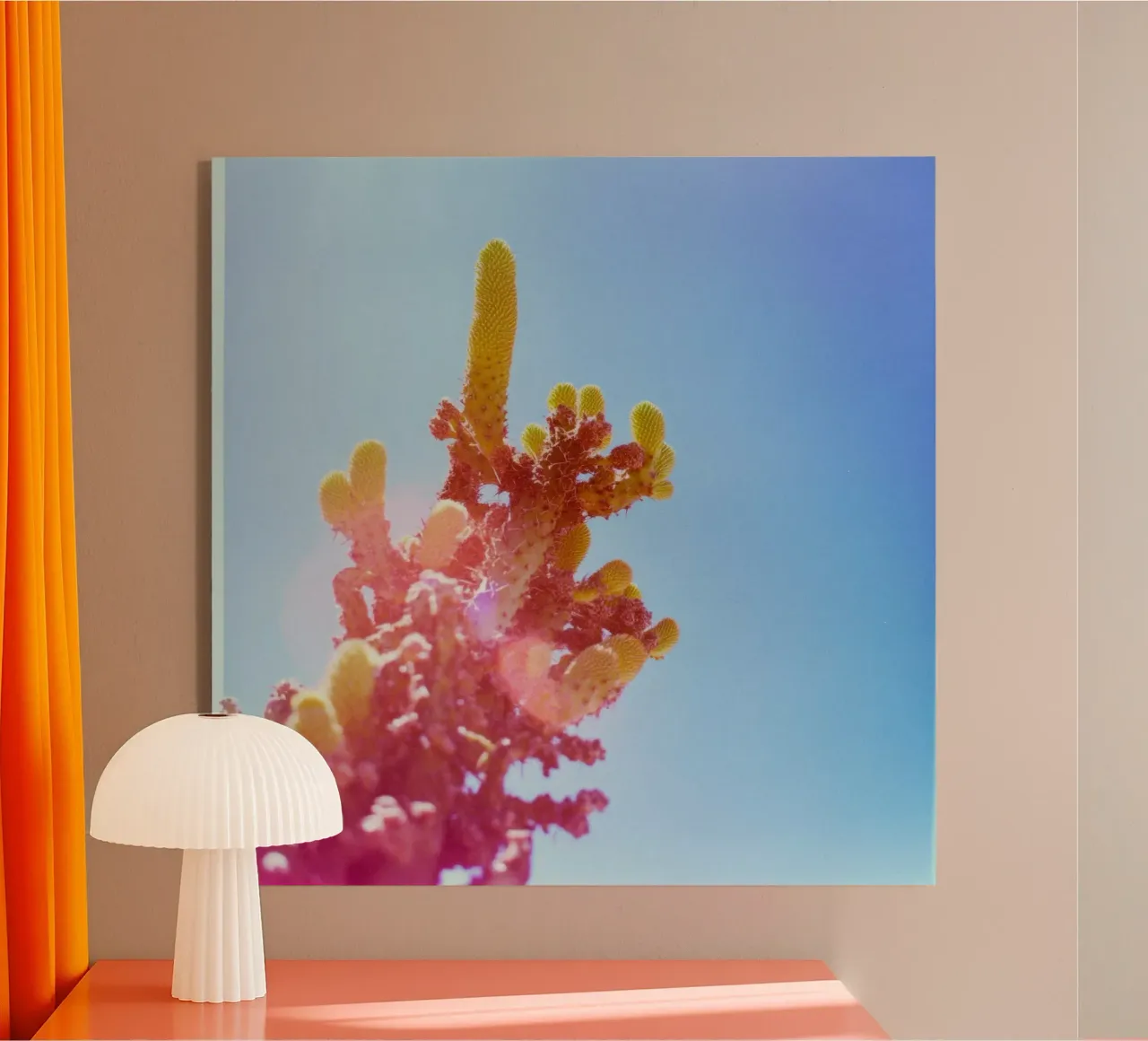 75 plexiglas de Pink California | Affiches & Posters