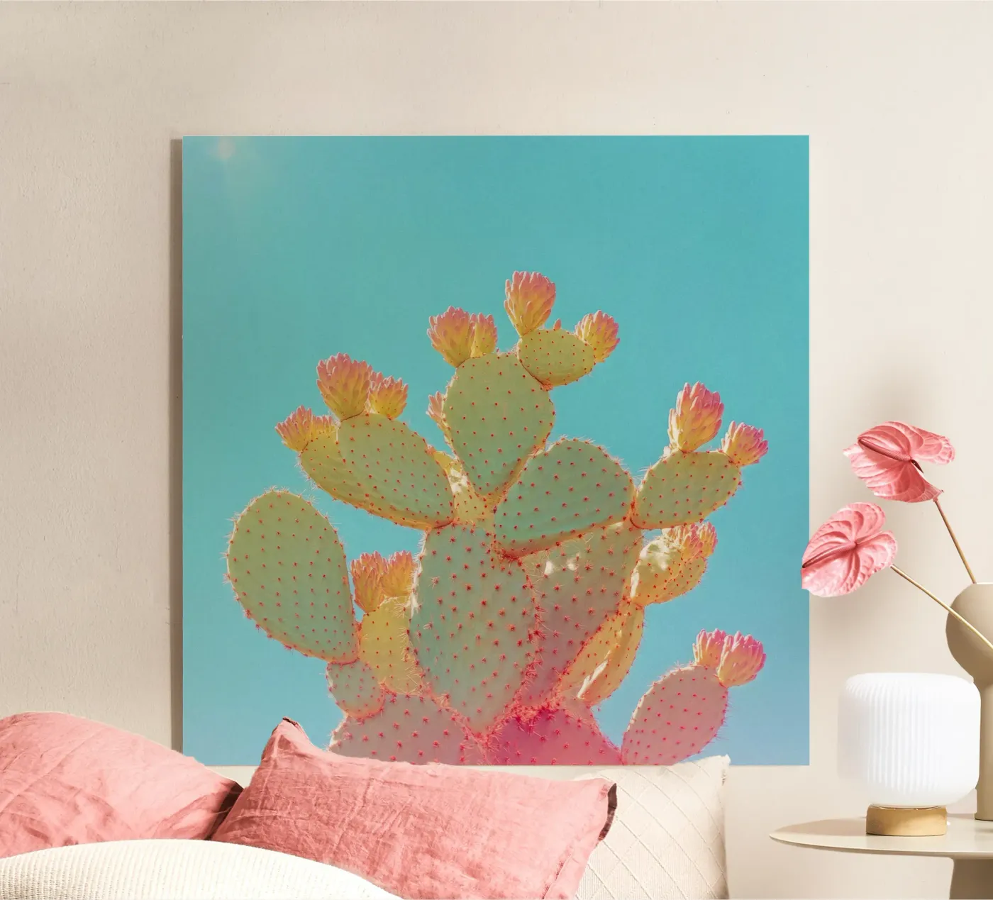 76 acryl van Pink California | Affiches & Posters