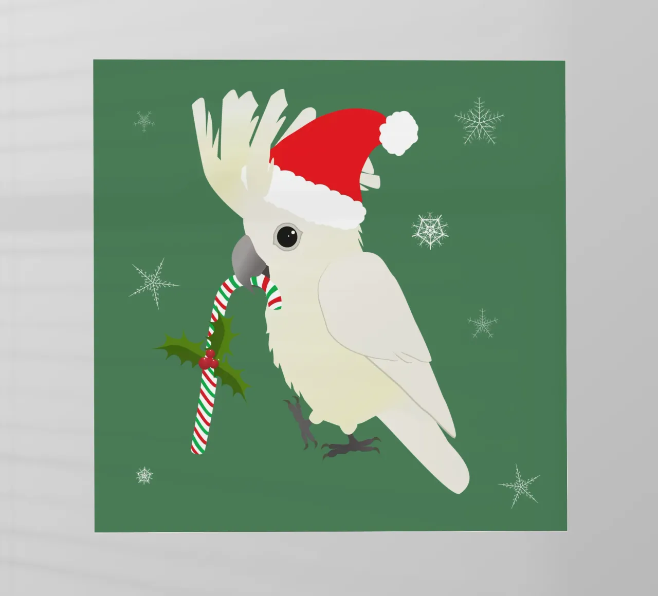 Un simpatico cacatua ombrello di Natale pellicola backlit da BwiseLizzy