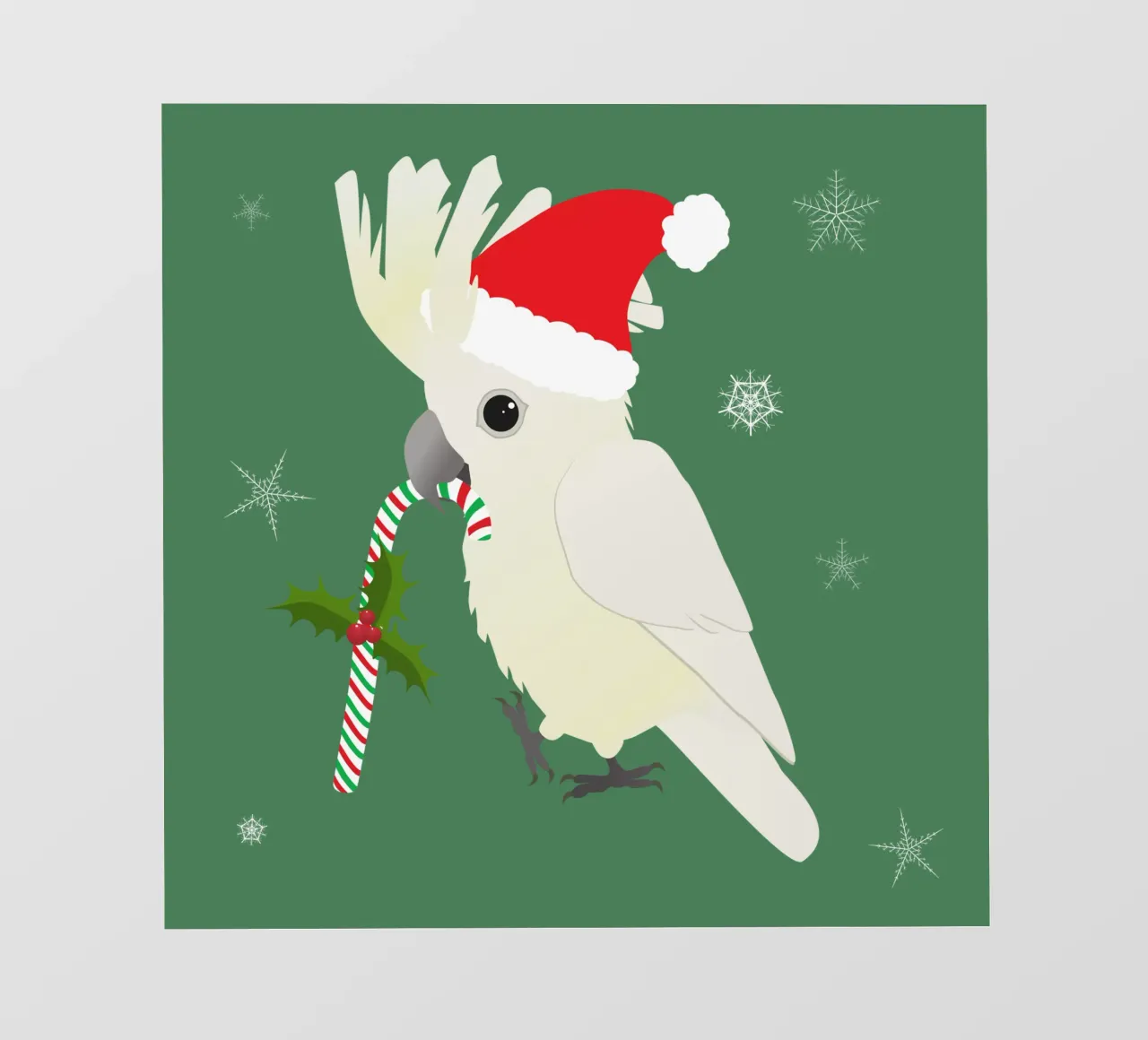 Un simpatico cacatua ombrello di Natale pellicola backlit da BwiseLizzy