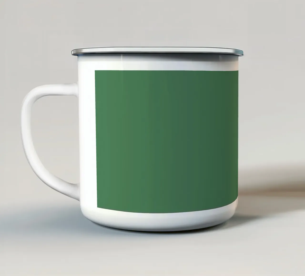 Una bonita cacatúa paraguas navideña taza de esmalte de BwiseLizzy