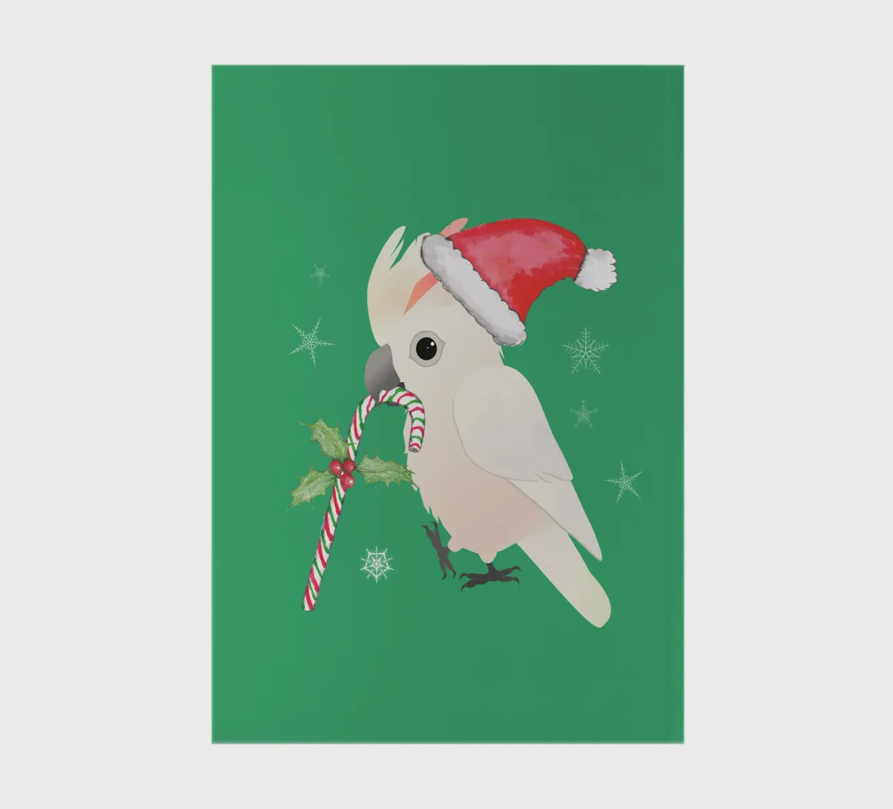 Un simpatico cacatua a cresta di salmone natalizio diario da BwiseLizzy