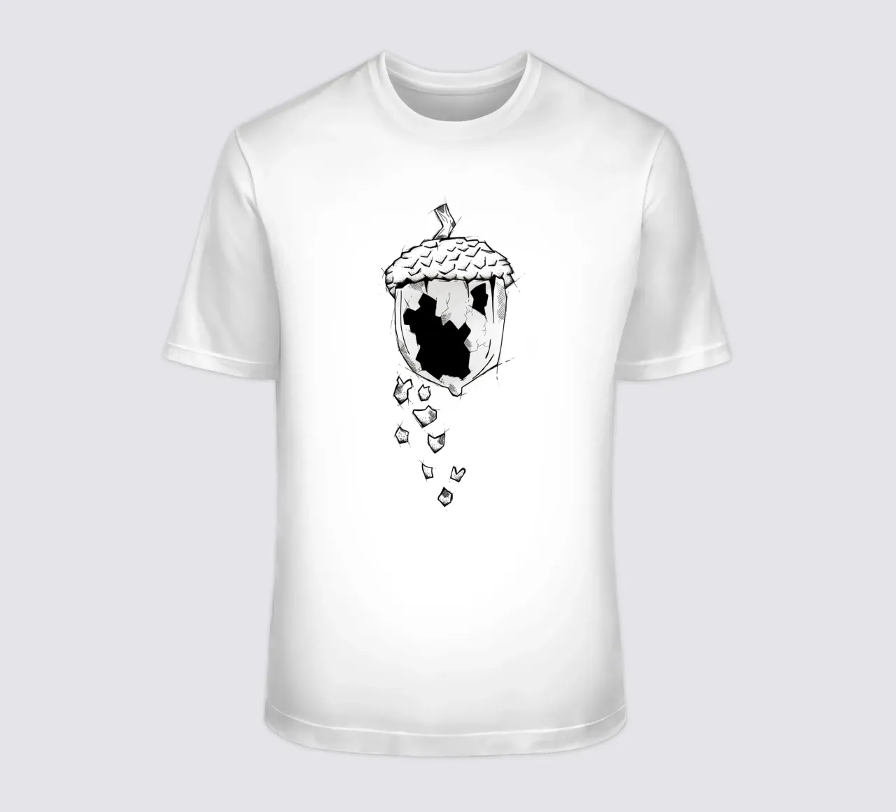 Broken nut | Lineart t-shirt da venten