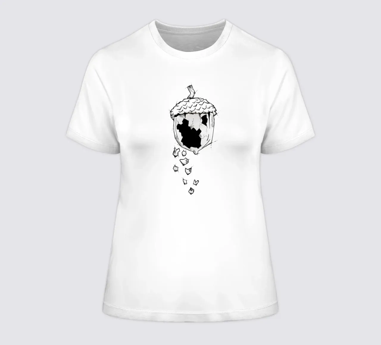 Broken nut | Lineart t-shirt da donna da venten