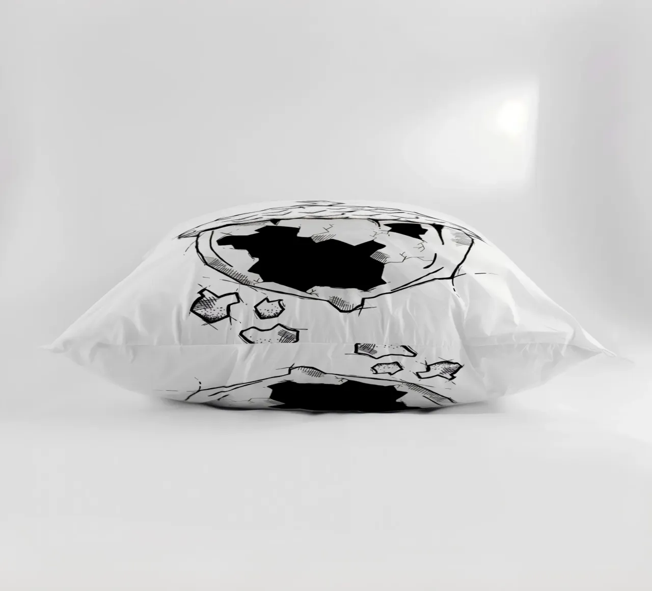 Broken nut | Lineart cuscino da venten