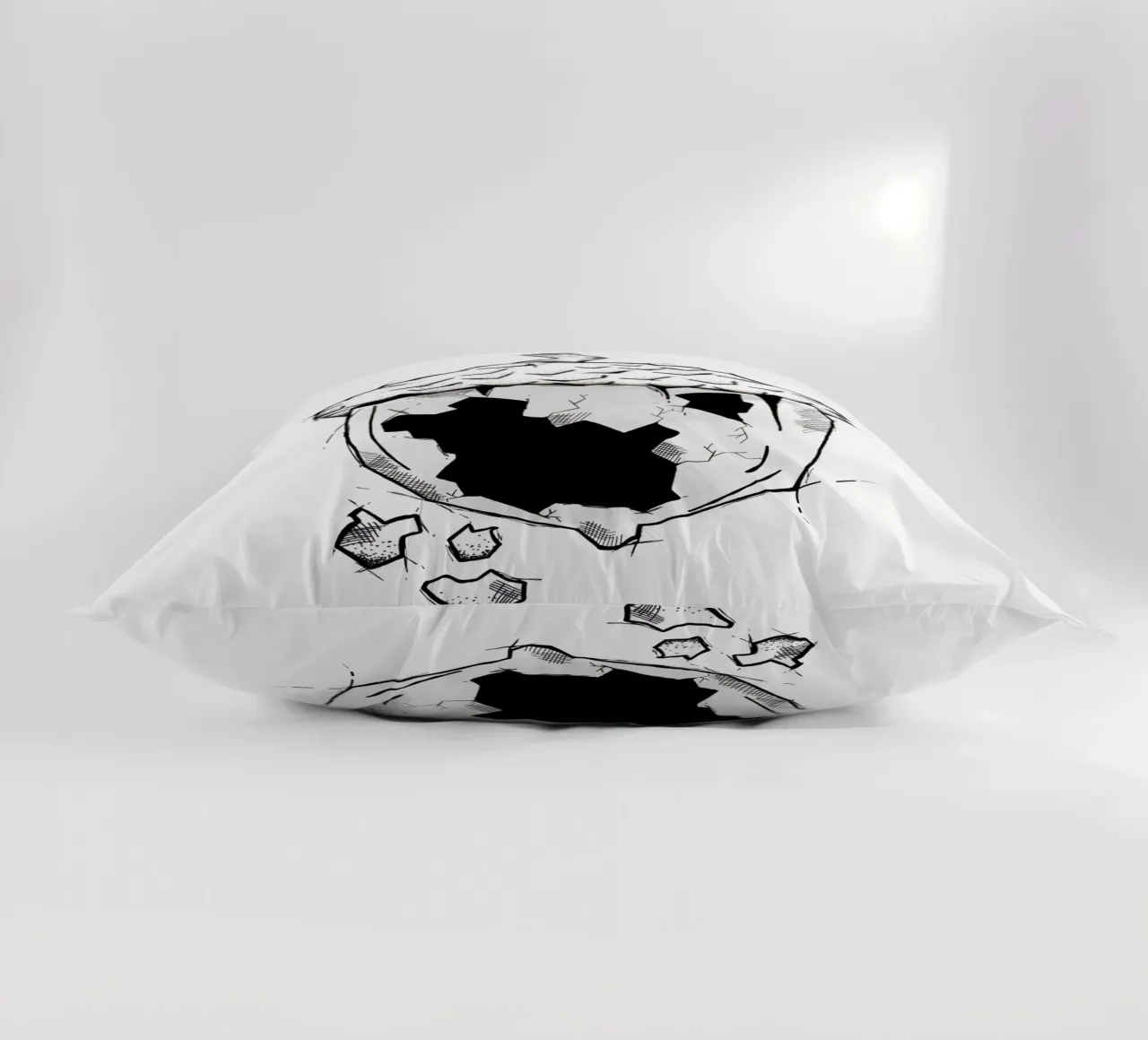 Broken nut | Lineart cuscino da venten