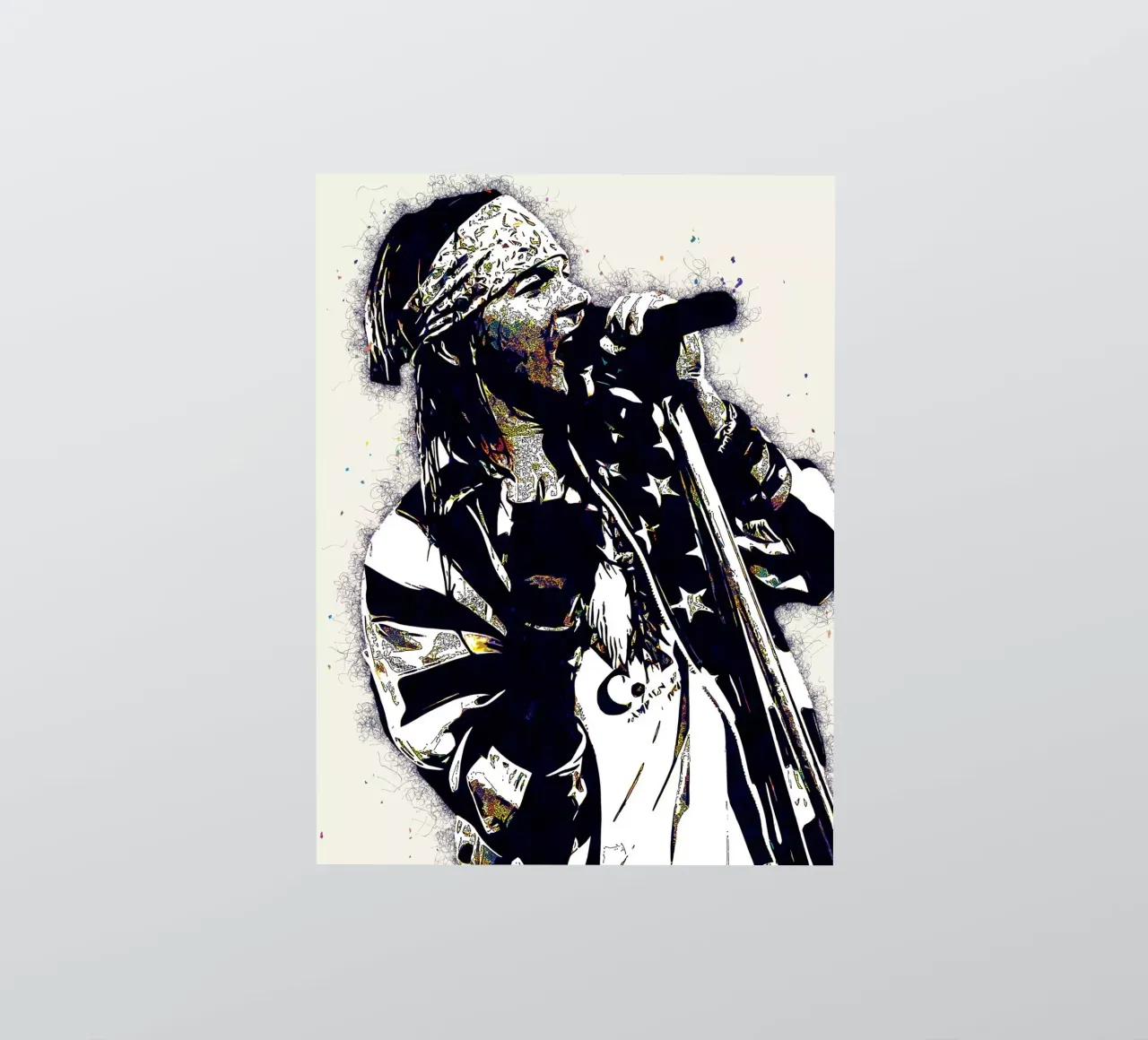 Arte di AXL adesivo da neonartroom