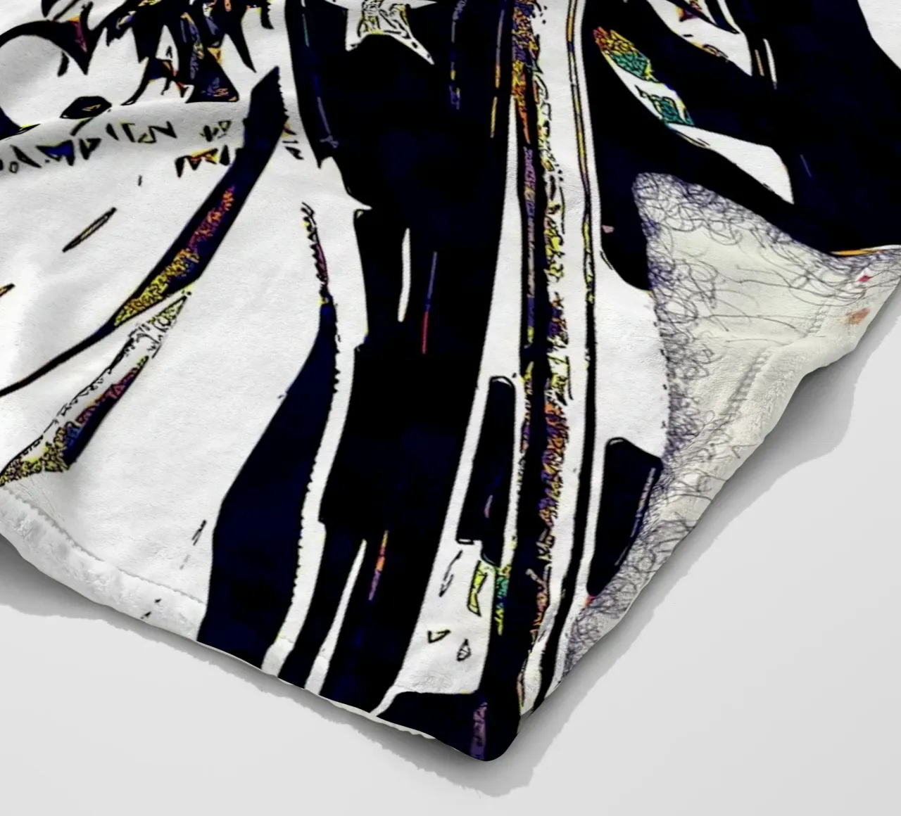 Art of AXL fleece blanket by neonartroom