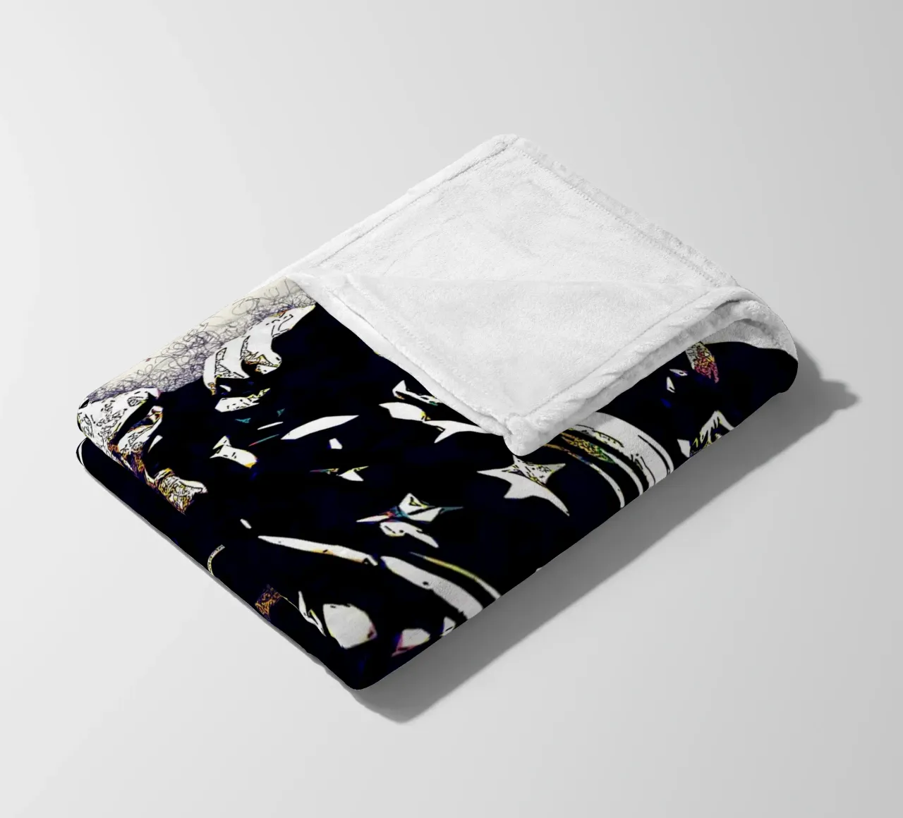 Art of AXL fleece blanket by neonartroom