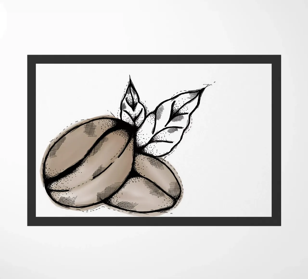 Coffeebeans | Lineart zerbino da venten