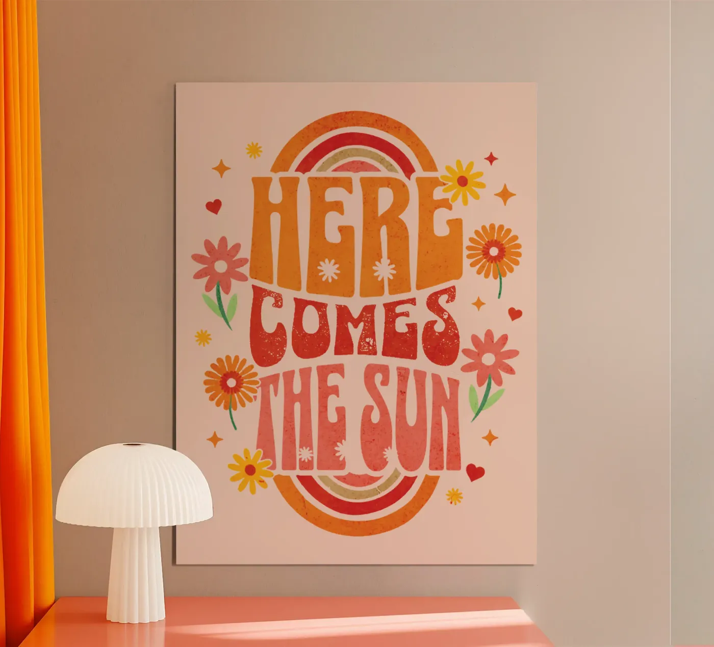 Here Comes The Sun poster da Gunawan Rb