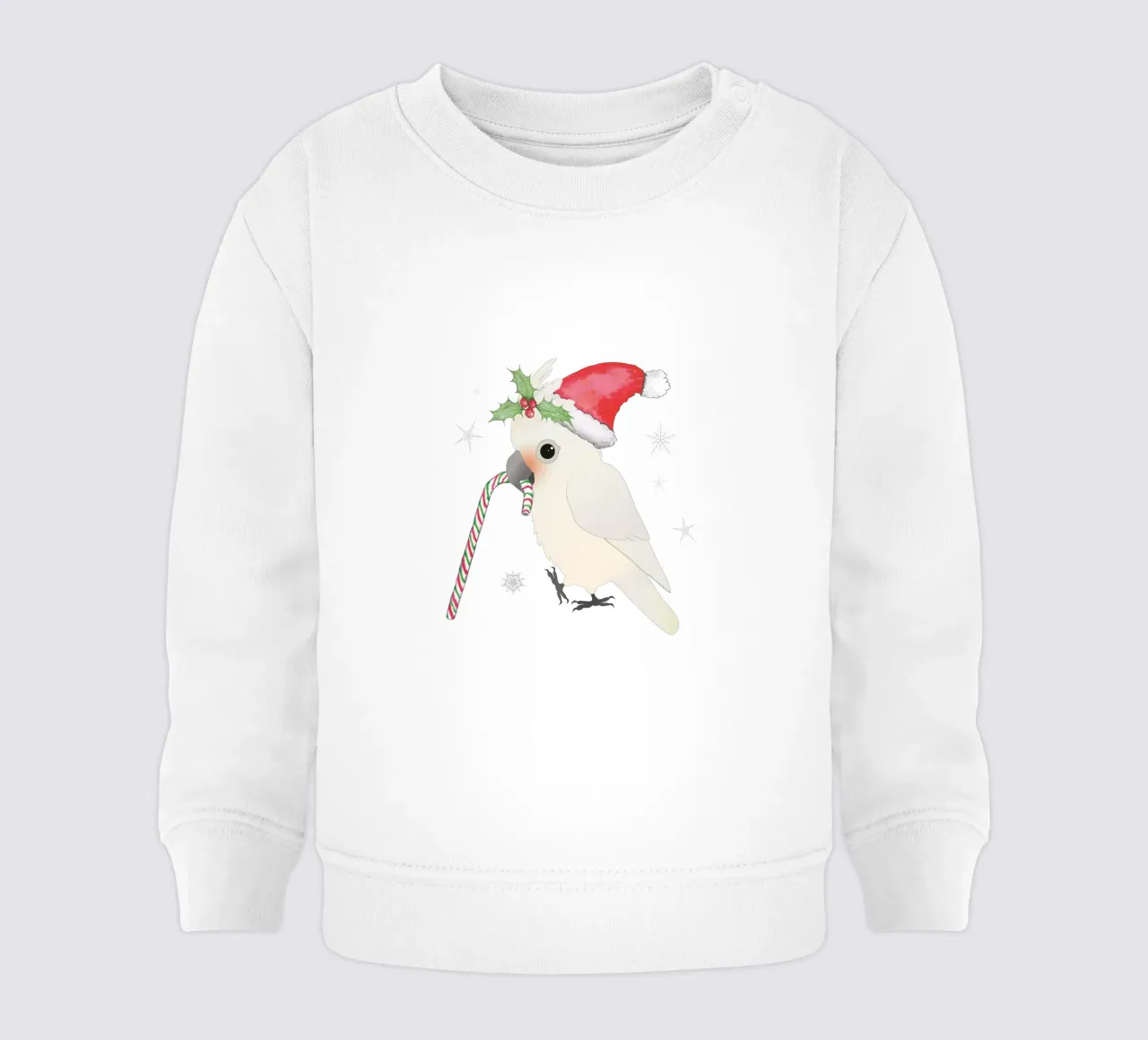 Un simpatico cacatua di Natale felpa neonato da BwiseLizzy
