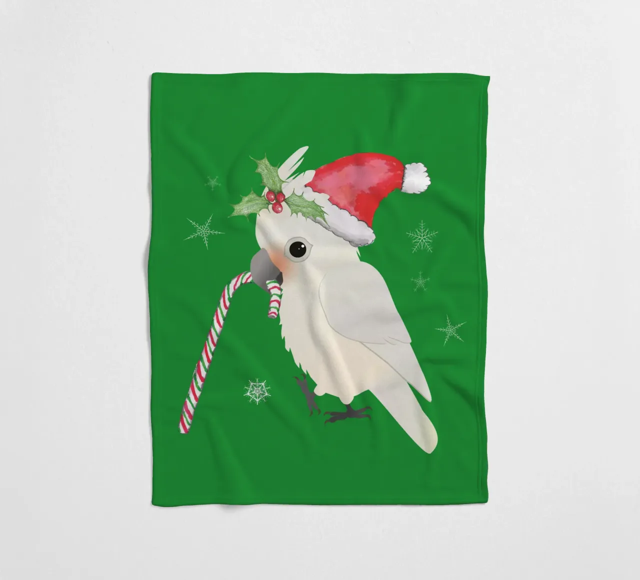 Un simpatico cacatua di Natale coperta in pile da BwiseLizzy