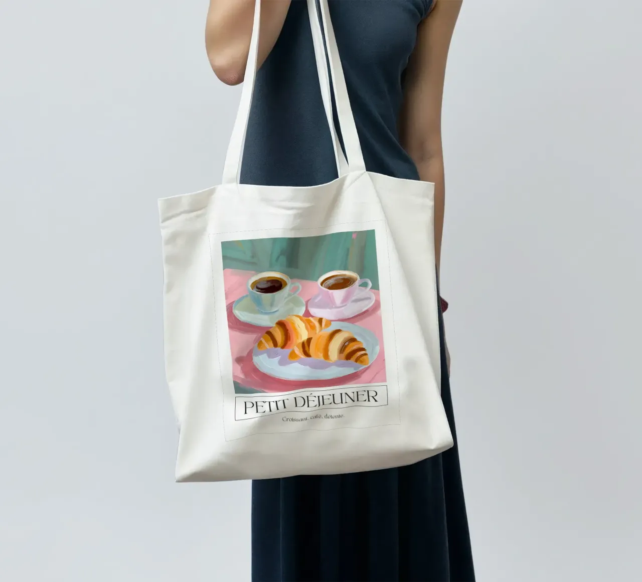 Ptit déjeuner borsa in juta da Ohkimiko