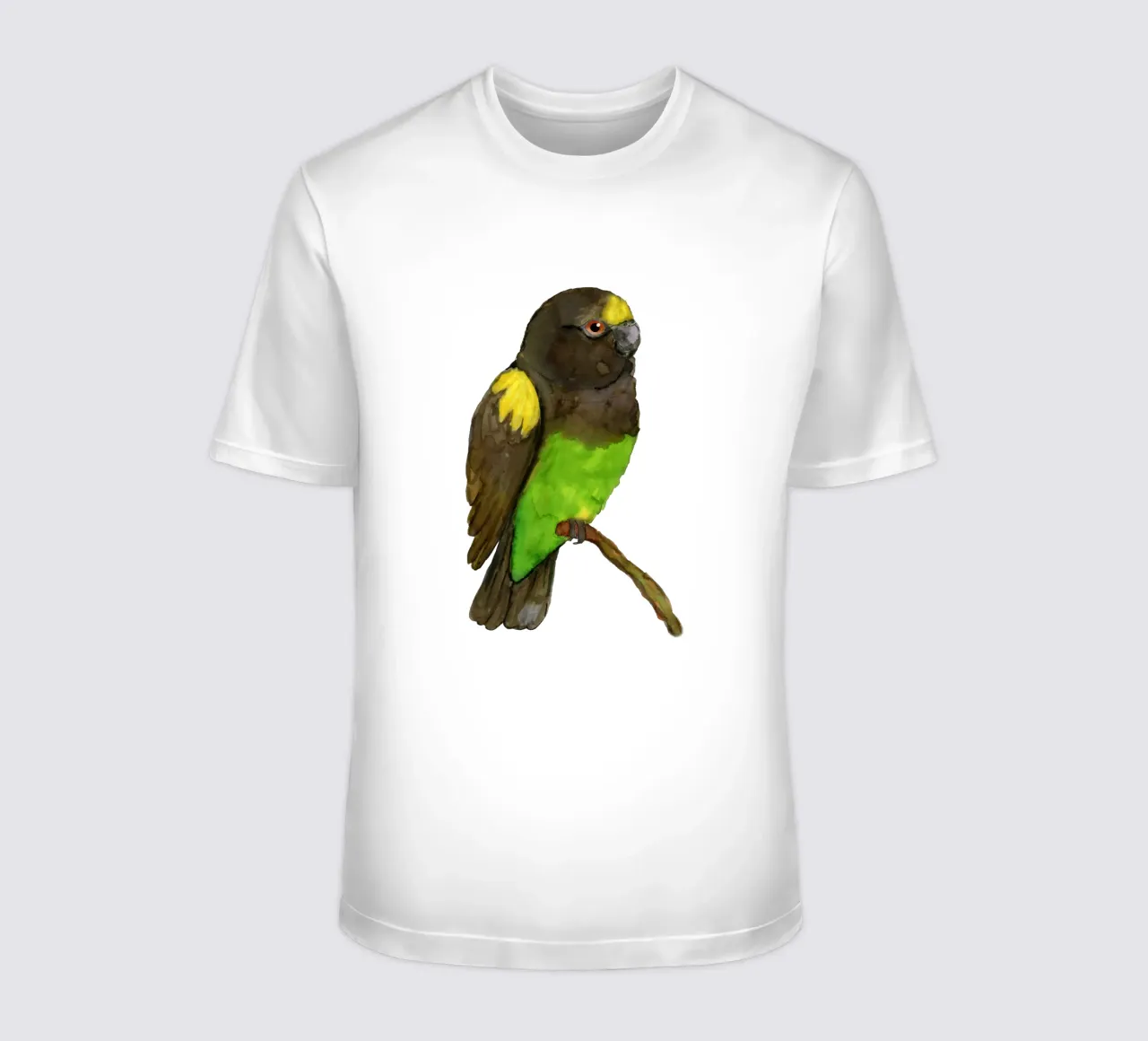 Pappagallo di Meyer acquerello t-shirt da BwiseLizzy