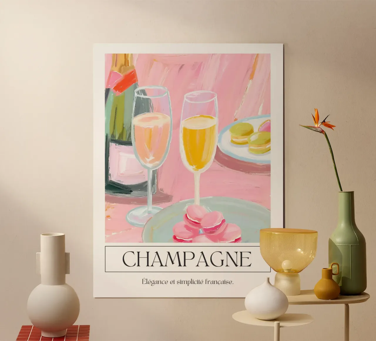 Champagne poster da Ohkimiko