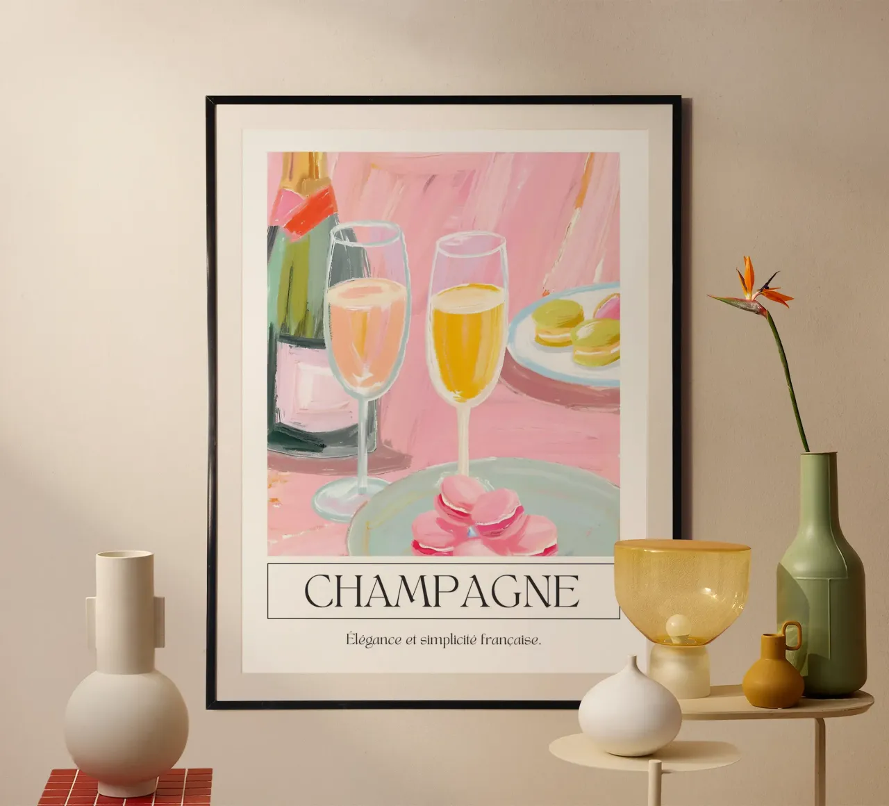 Champagne poster da Ohkimiko