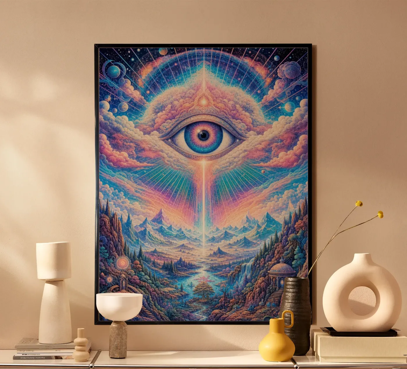 Blue Landscape poster da ArtGo