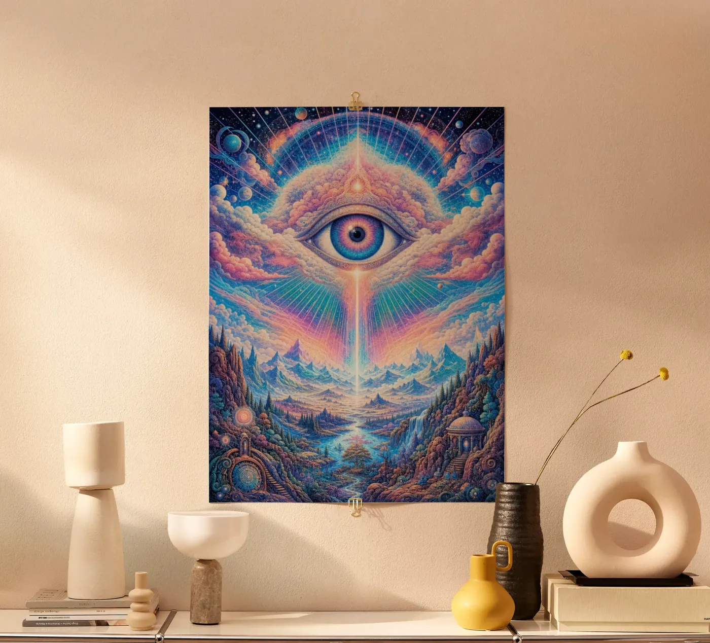 Blue Landscape poster da ArtGo