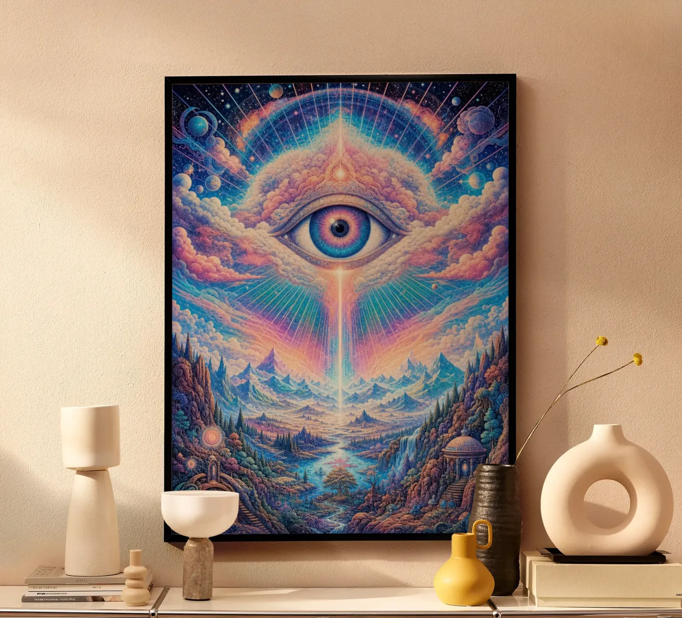 Blue Landscape poster da ArtGo